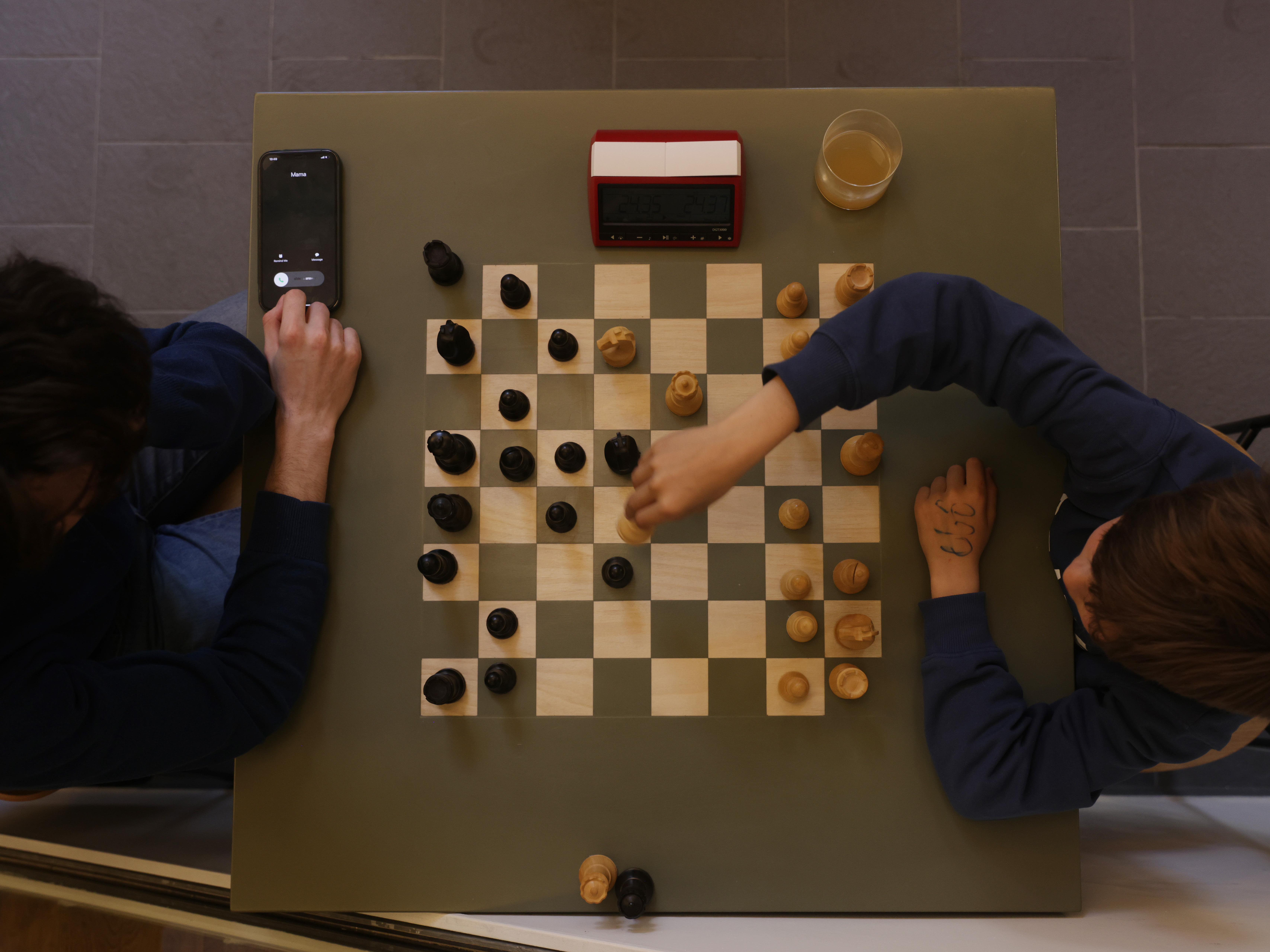 men playing chess