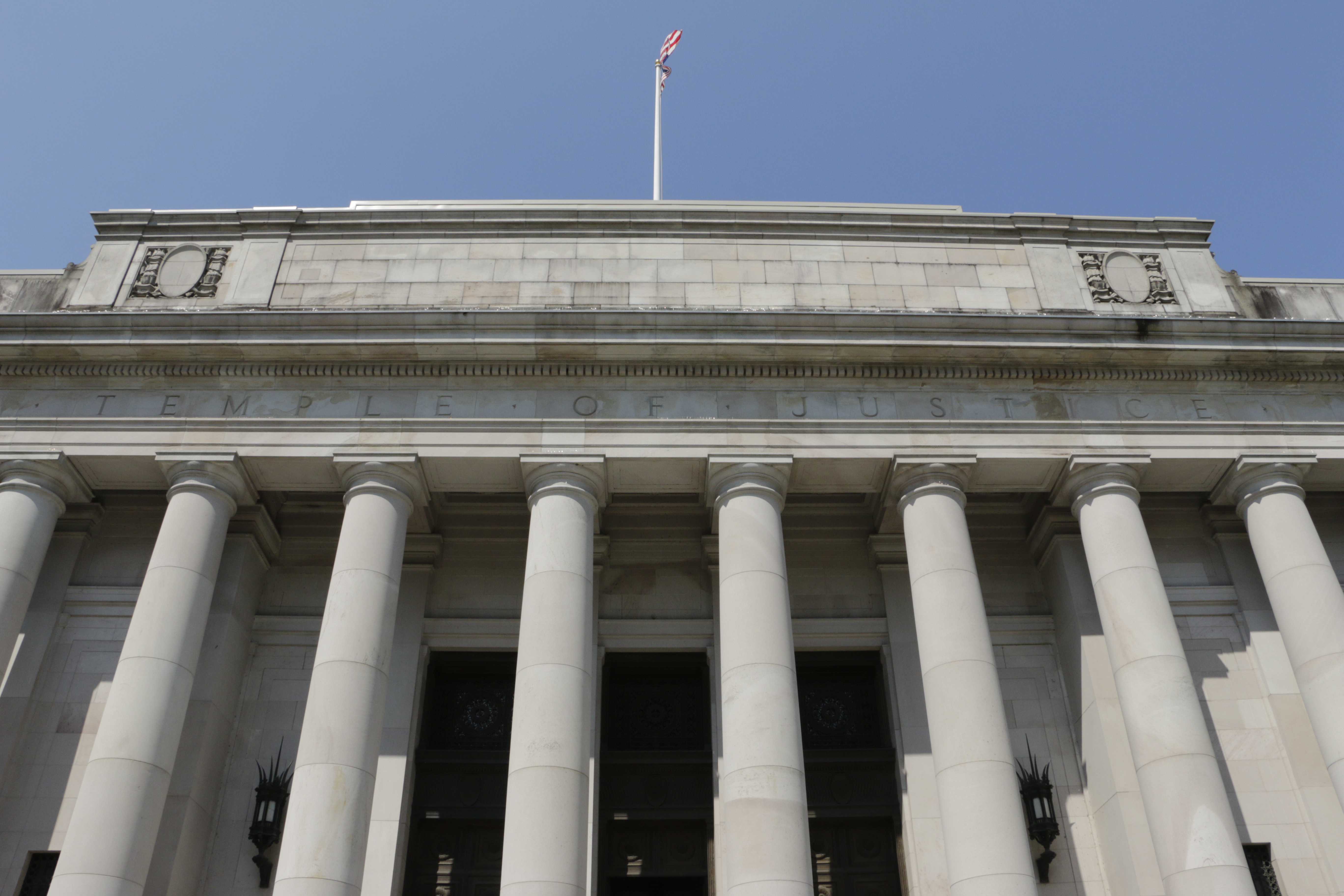 FILE - In this Aug. 13, 2015, file photo, the Washington state Supreme Court is seen in Olympia, Wash.