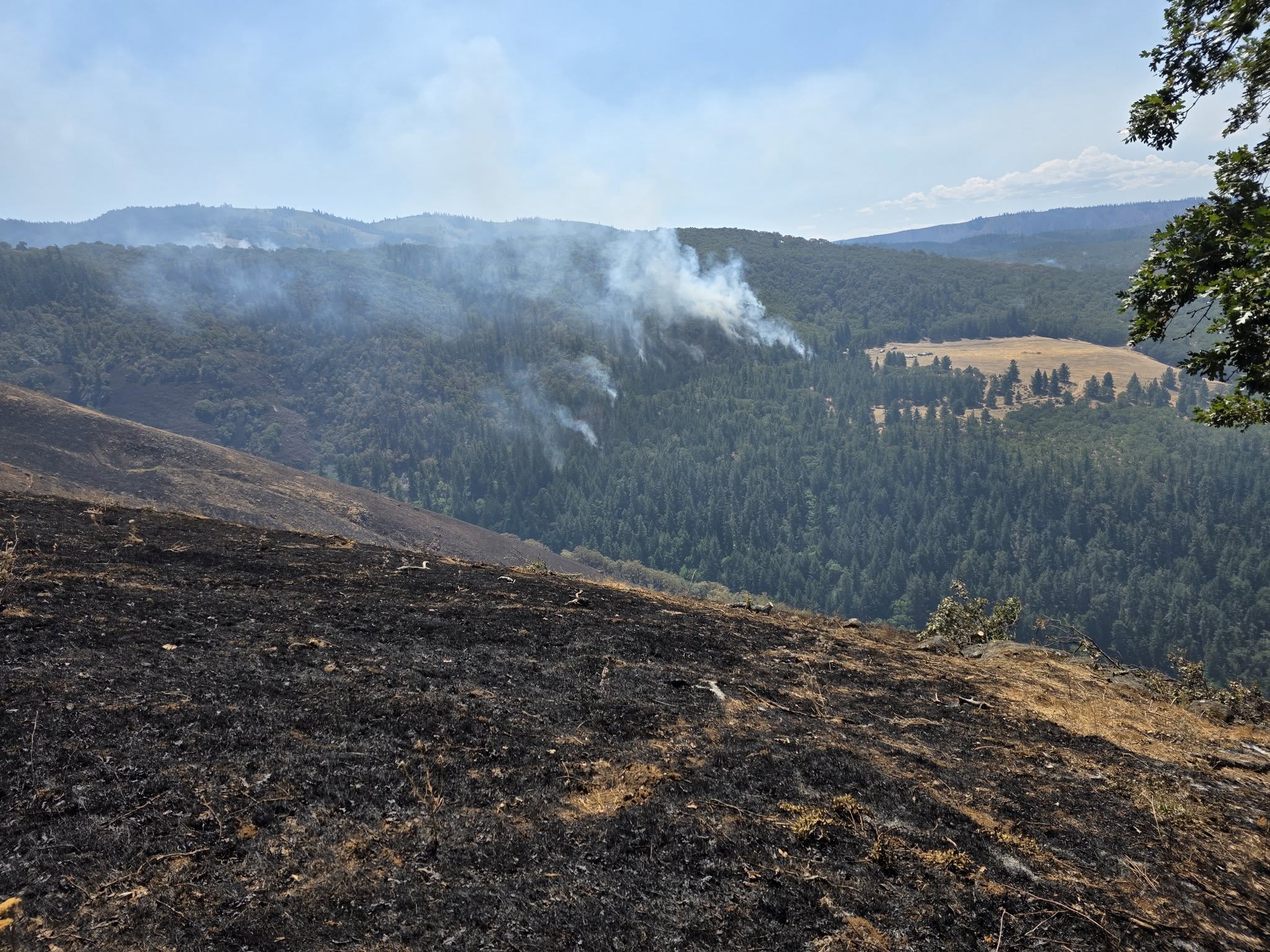 The Burdoin fire on the Washington side of the Columbia River Gorge is 39% contained as of July 27, 2025.
