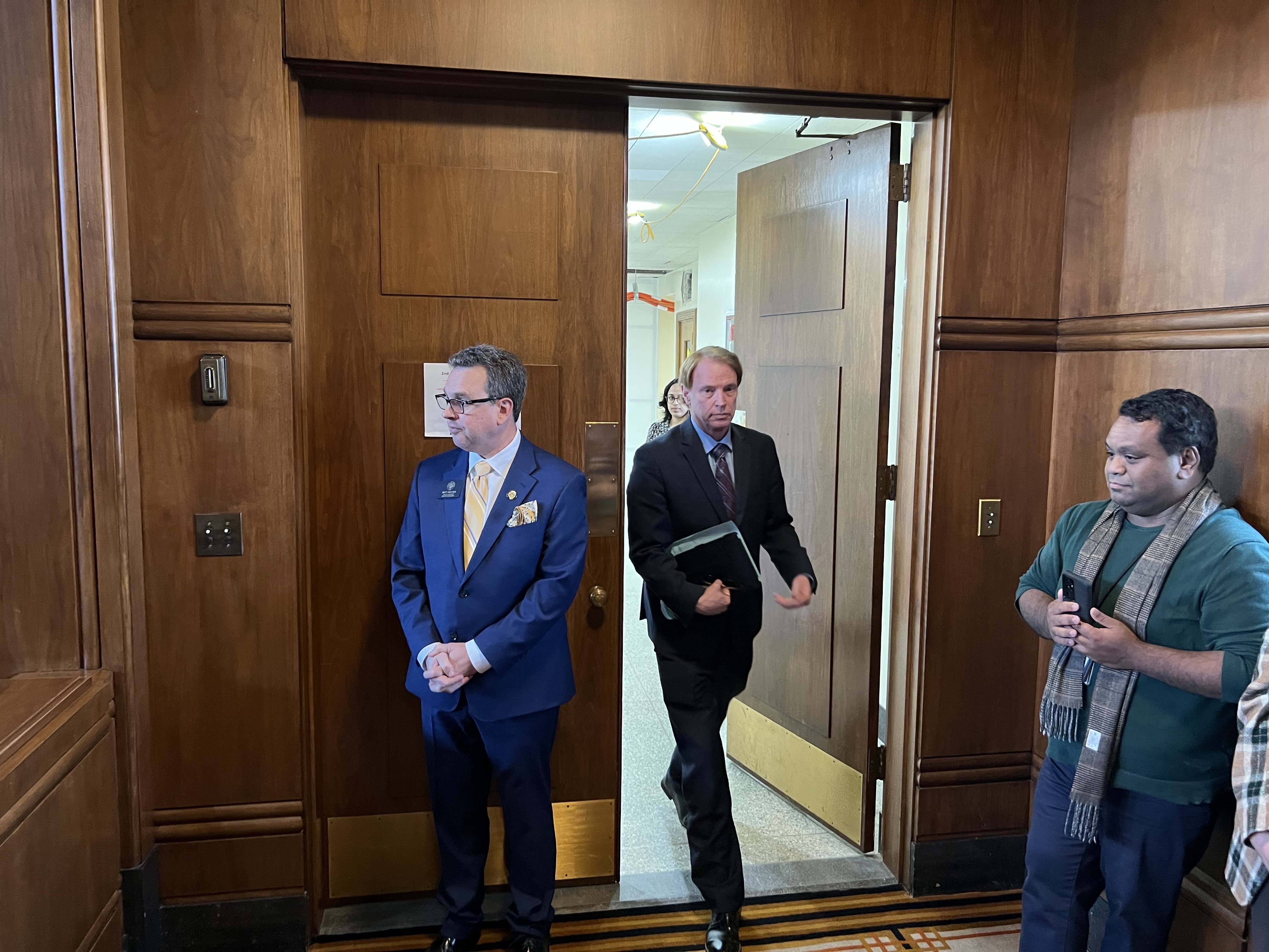 Senate Minority Leader Tim Knopp, R-Bend, returns to the Oregon Senate on June 15, 2023. Knopp led his party in a six-week walkout of the chamber that ended in a wide-ranging deal.