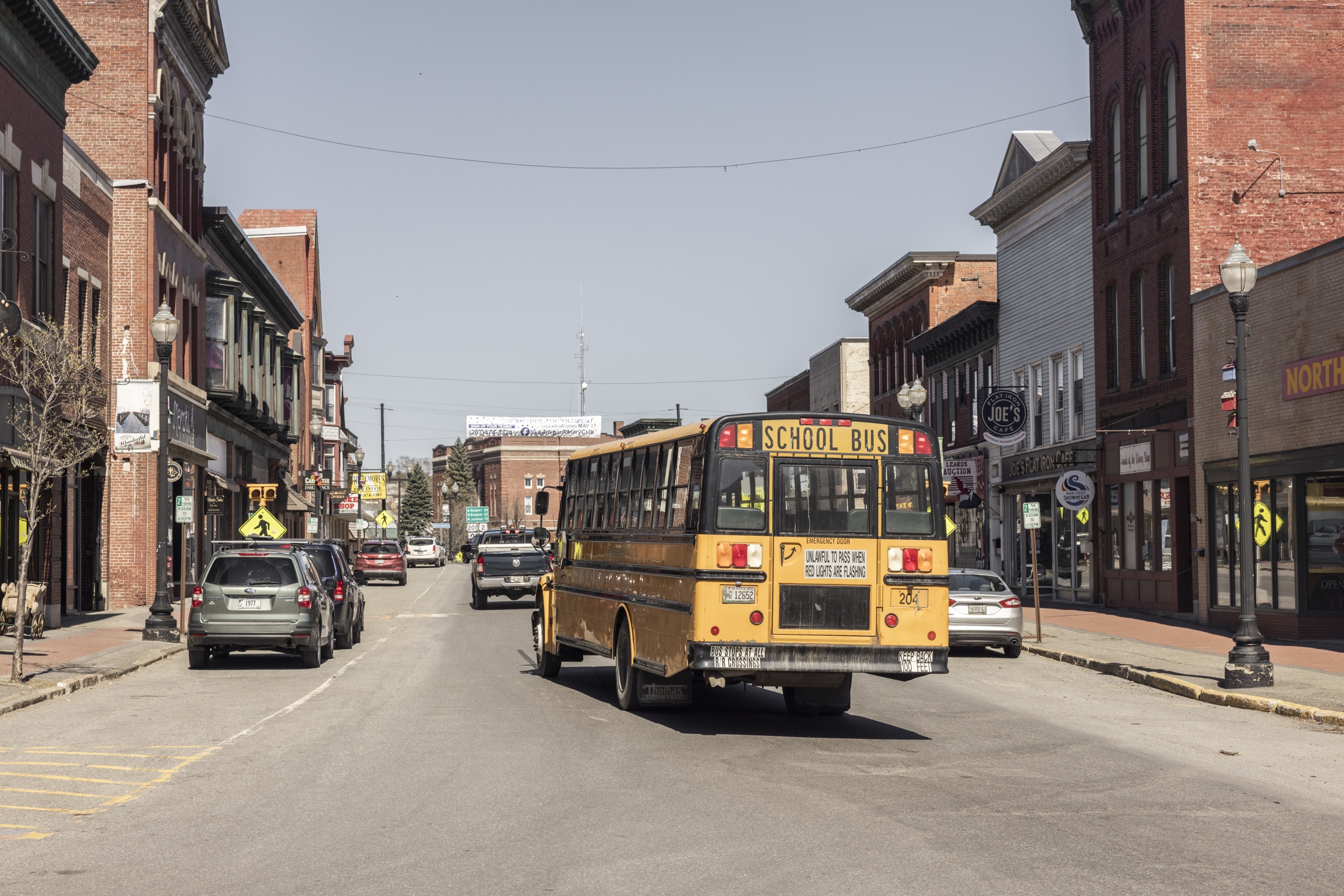 The rural school District MSAD54 serves six towns, including Skowhegan, Maine.
