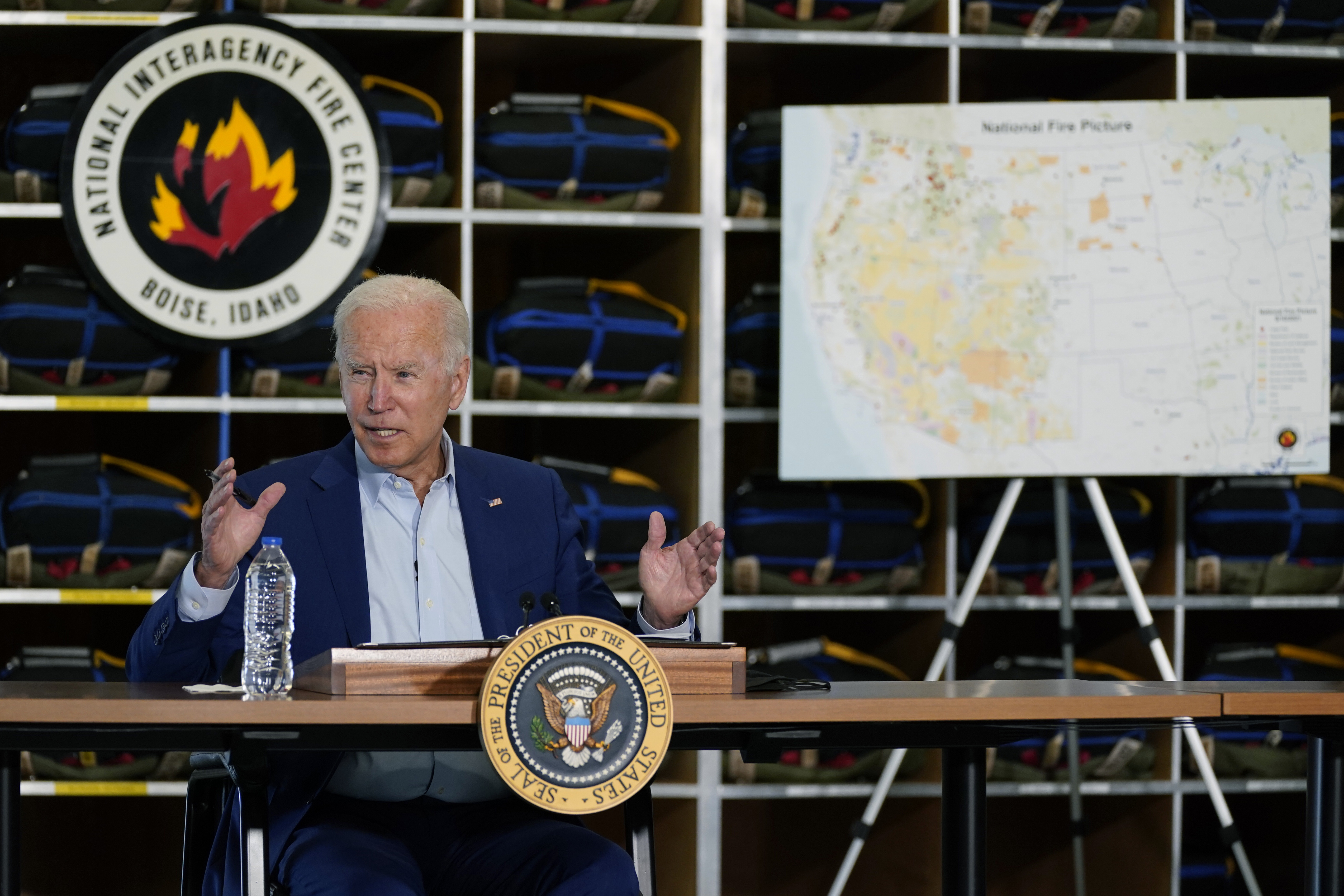 Biden says Ida, wildfires show 'climate crisis' has struck