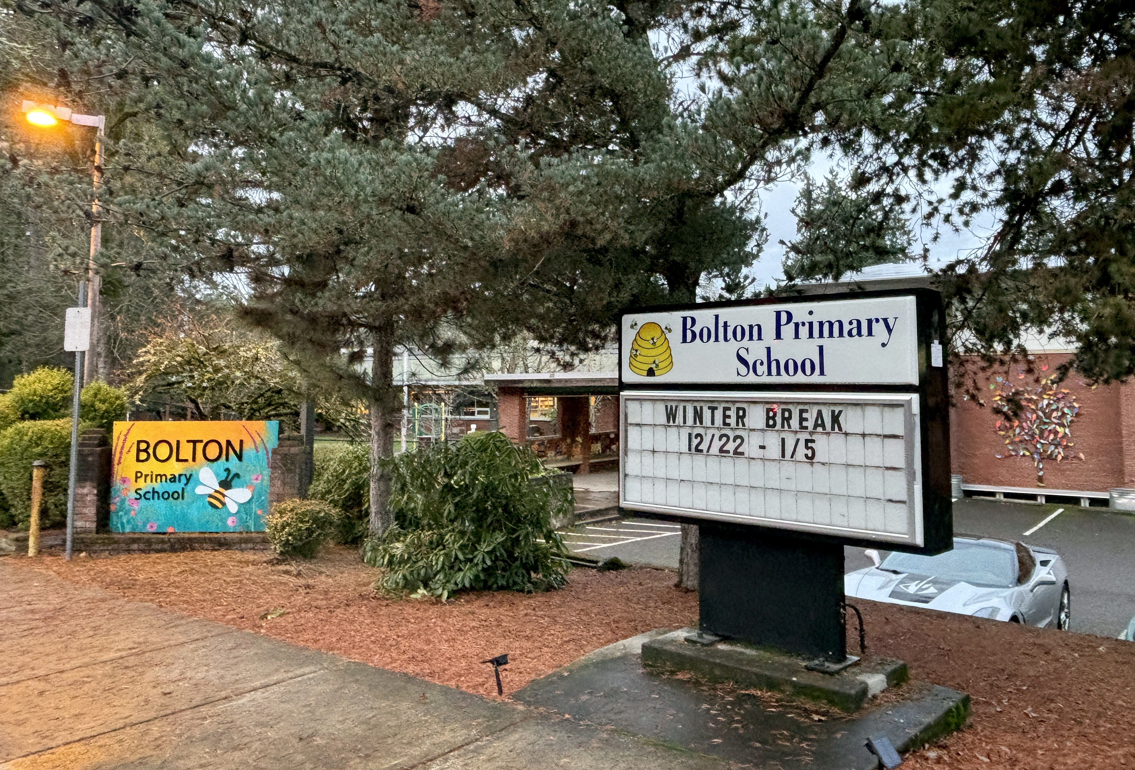 Bolton Primary School West Linn, Ore. on Dec. 17, 2025.