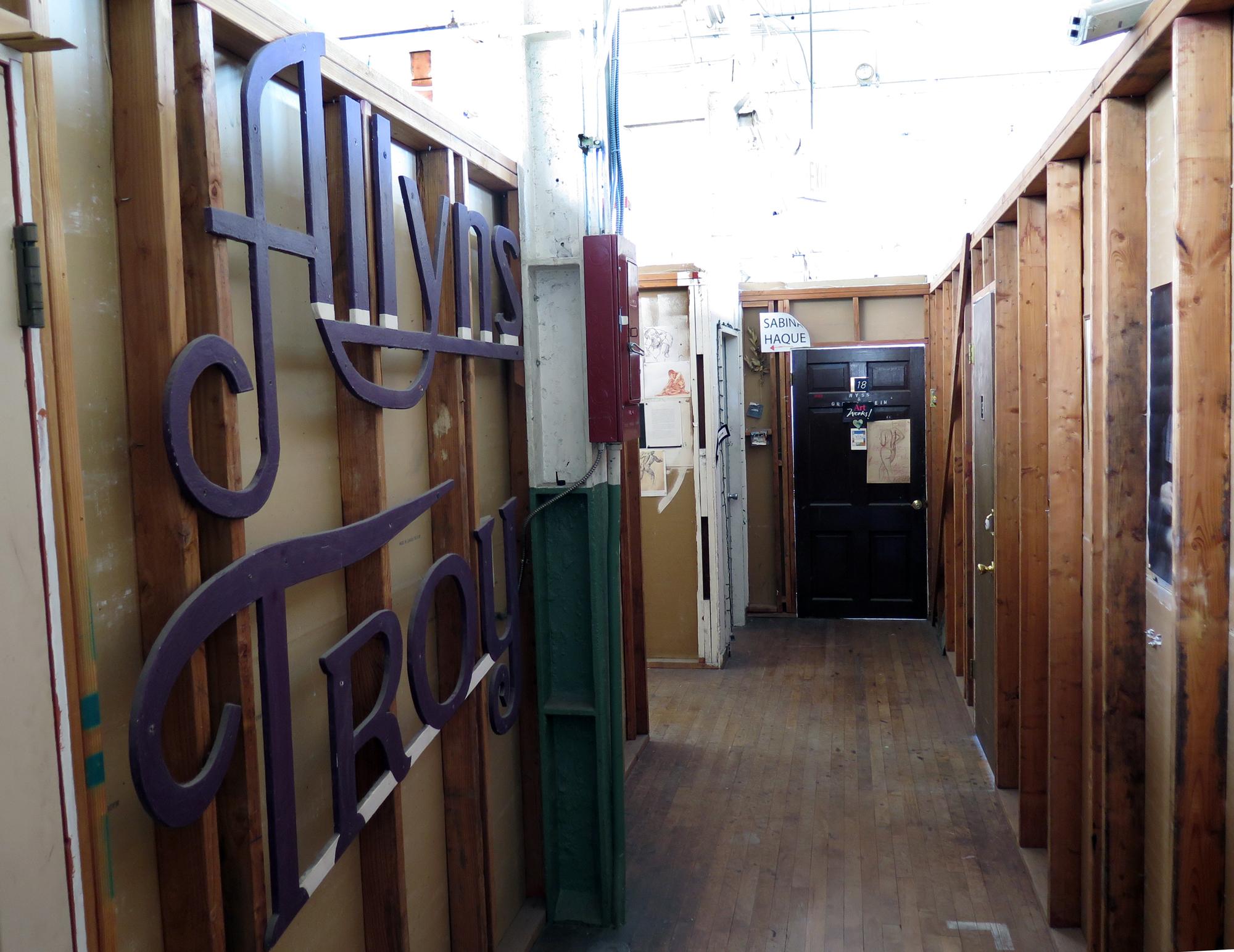 The artists of the Troy Laundry co-op have built their own labyrinth of studios in the 1911 historic building.