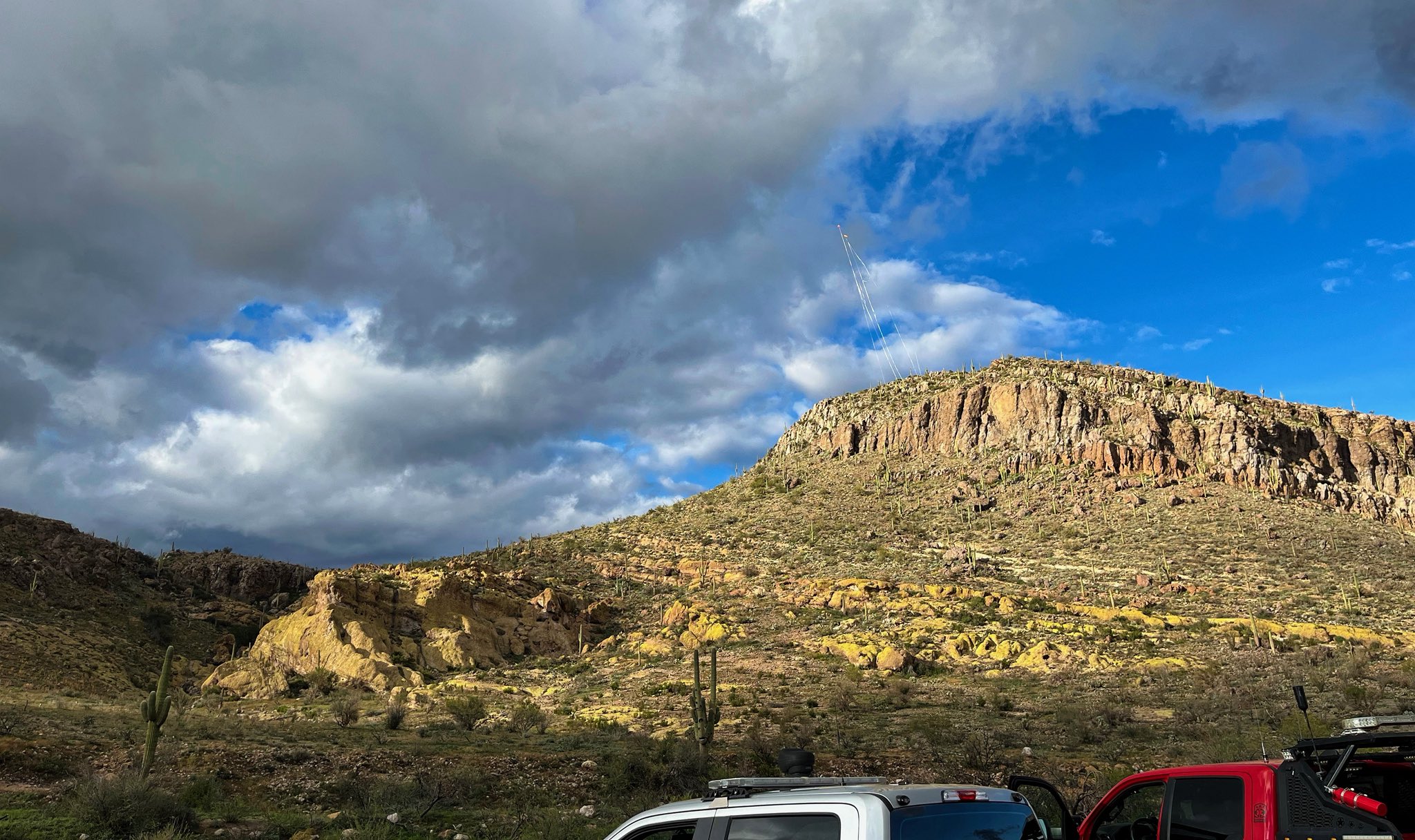 An undated image posted to the social media account for Pinal County Sheriff’s Office in Arizona near Telegraph Canyon, south of the town of Superior, where a helicopter crash took the lives of four Oregonians, Jan. 2, 2026.