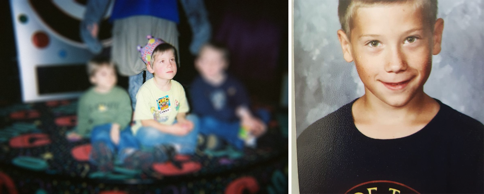 Caleb as a child. He was only 4 years old the day state workers came to his mom's apartment.