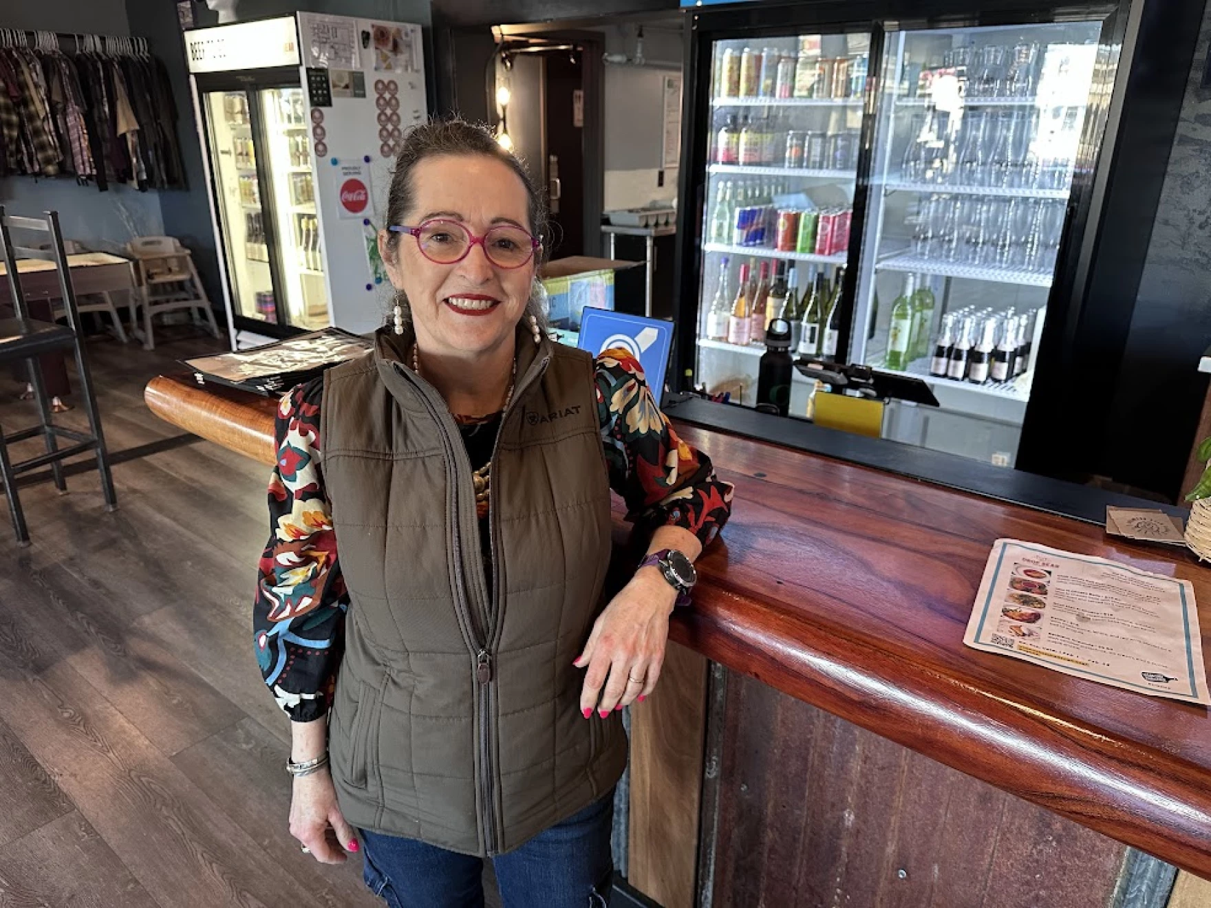 Lorraine Lehane, co-owner of the Drop Bear Brewery in Eugene, is excited for the Eugene Vegan Chef Challenge. She's pictured in the restaurant on Feb. 5, 2026.