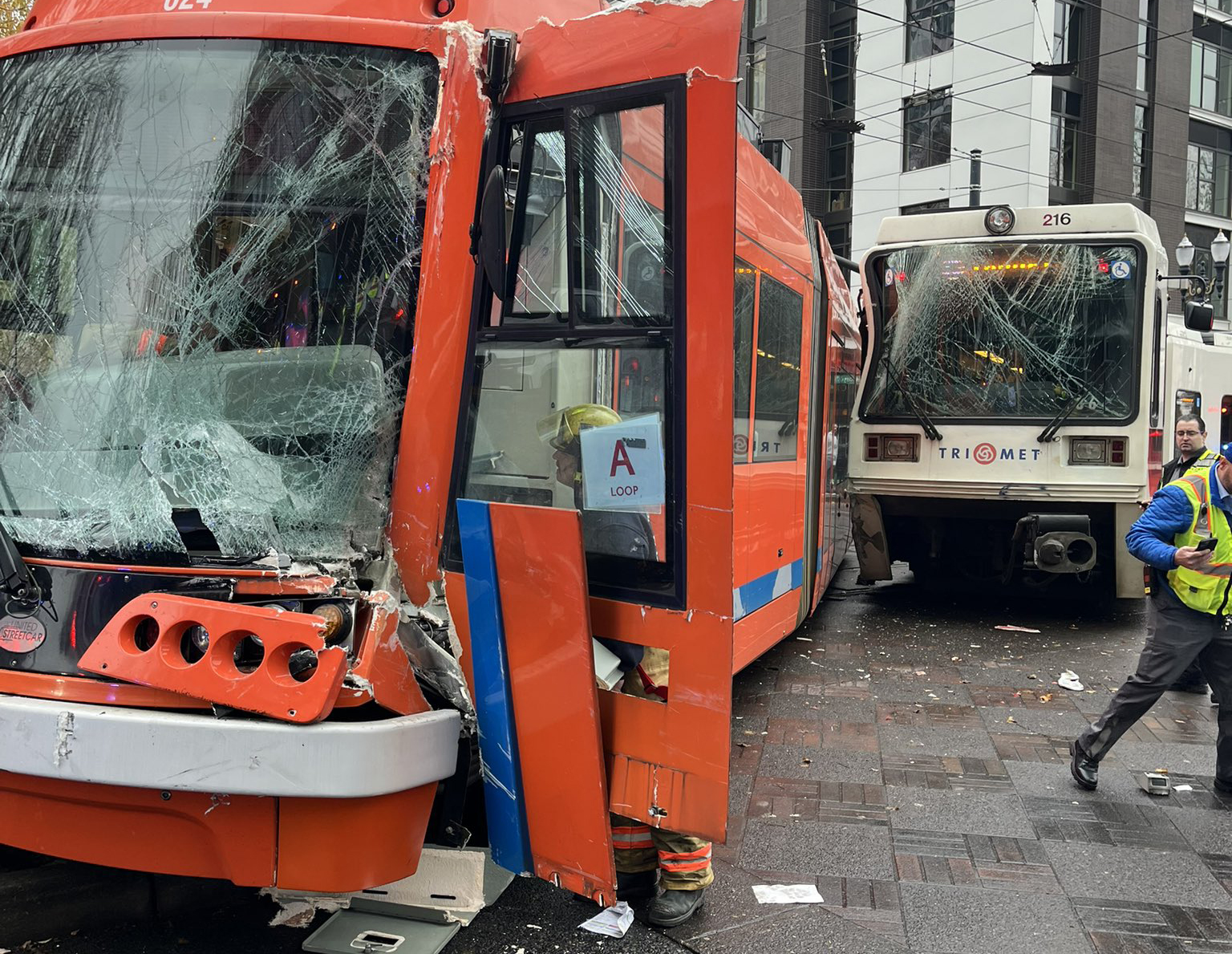 Two-car crash at Sixth and E leaves both drivers injured , closes  intersection