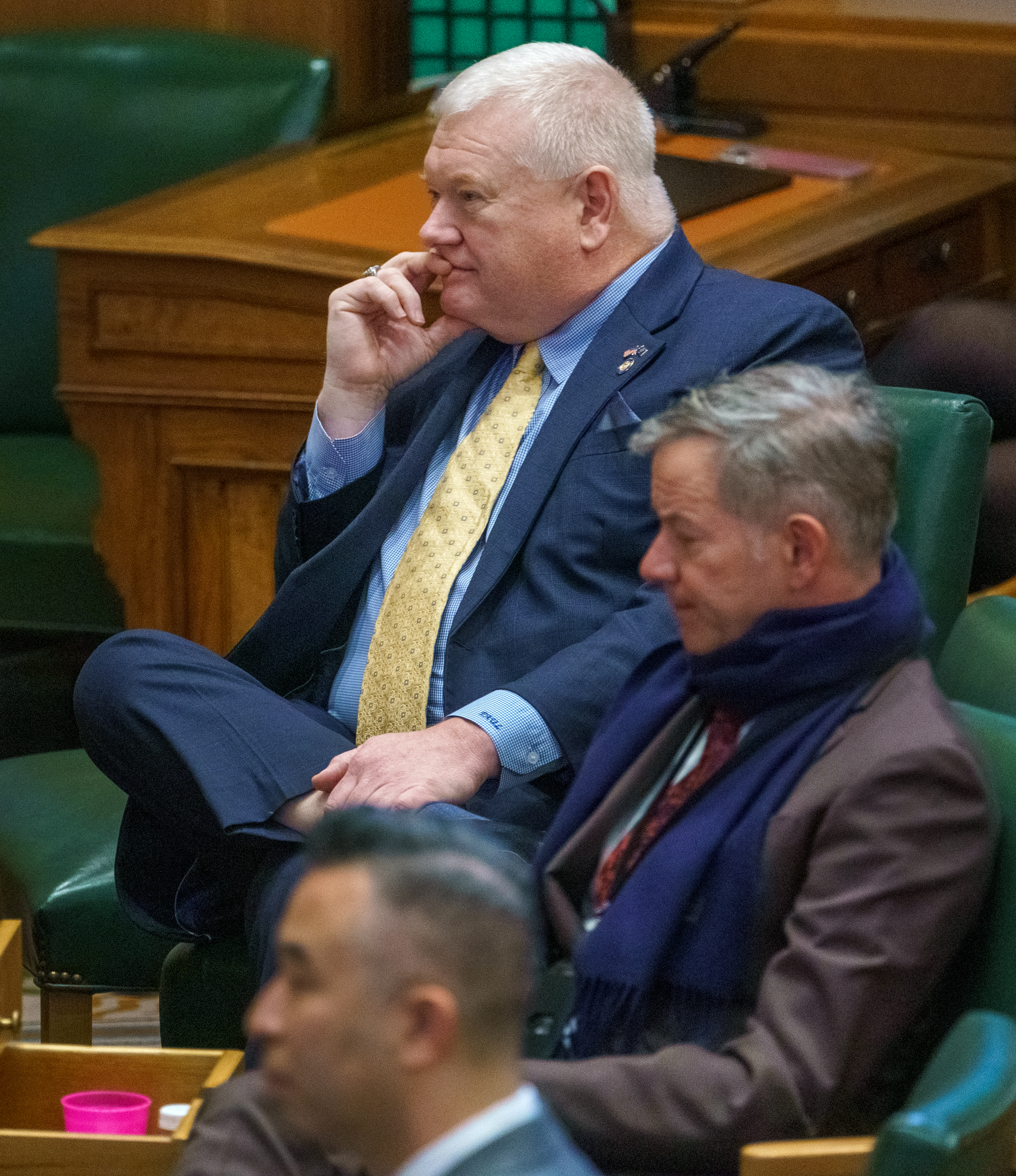 Rep. Paul Evans, D-Monmouth, in the ​Oregon House​ of Representatives, Feb. 5, 2024, at the Oregon state Capitol in Salem, Ore. 