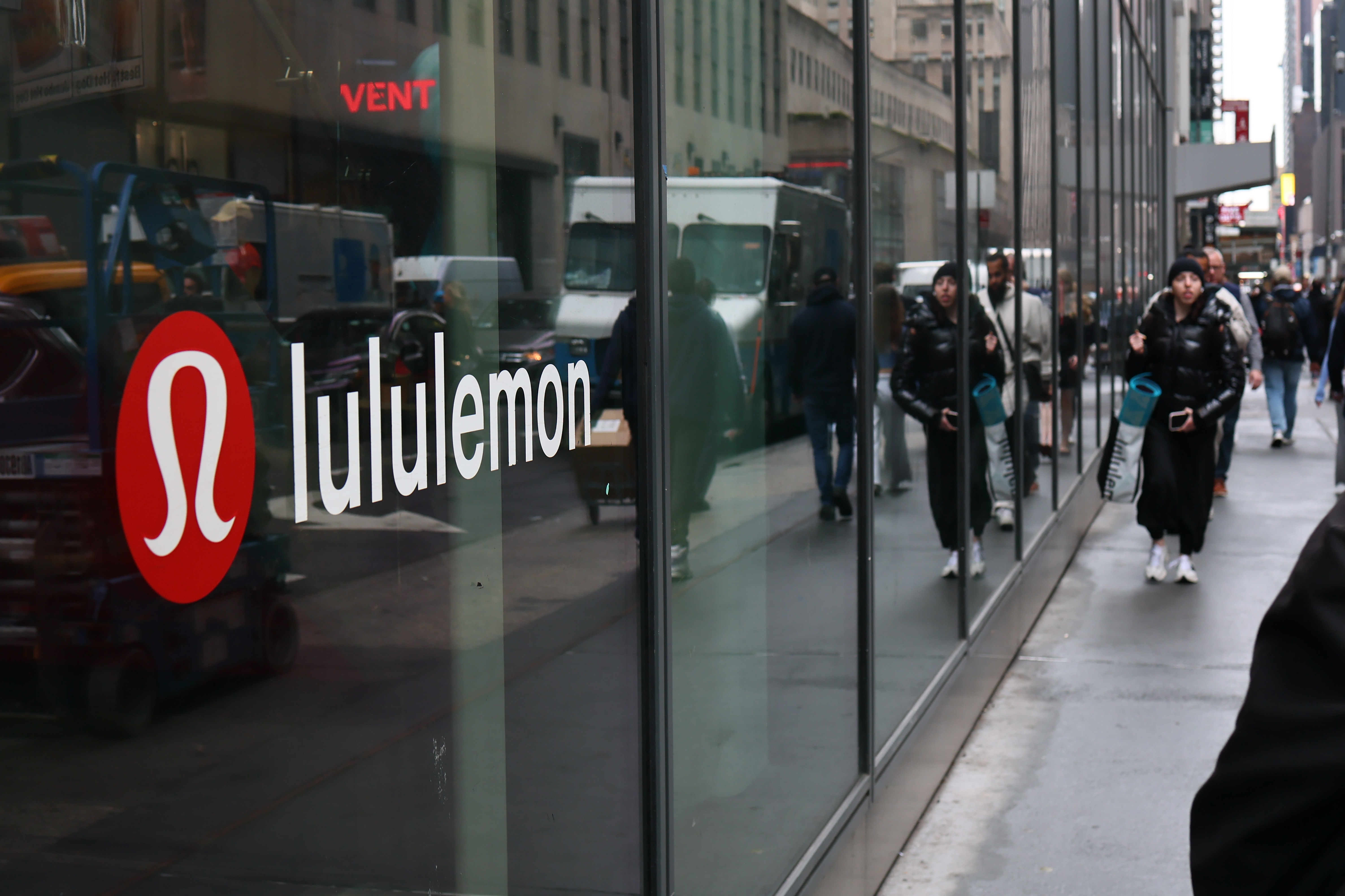 A Lululemon store is seen in New York City on April 3. 