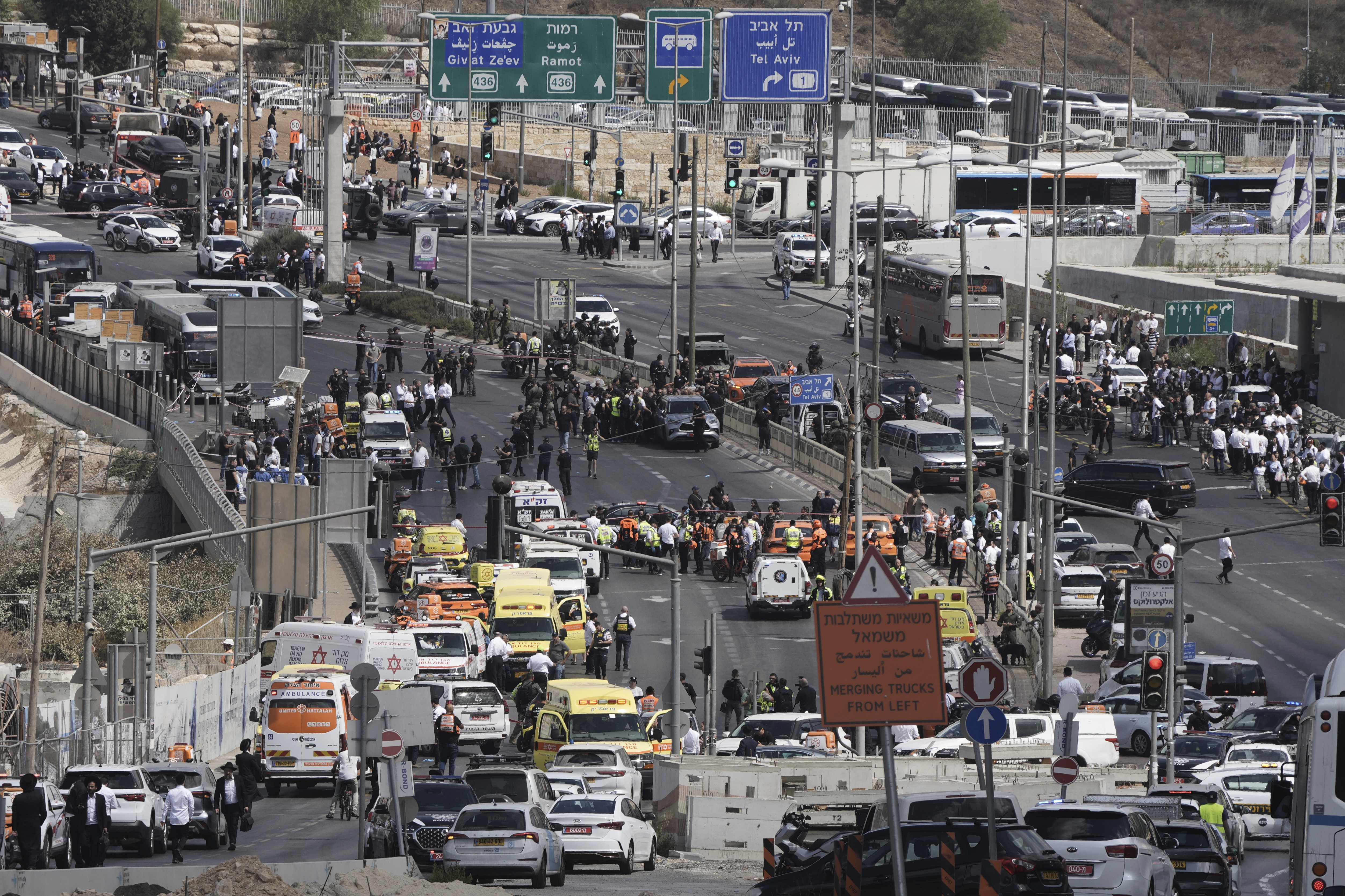 Palestinian Gunmen Kill Six in Jerusalem Bus Stop Shooting