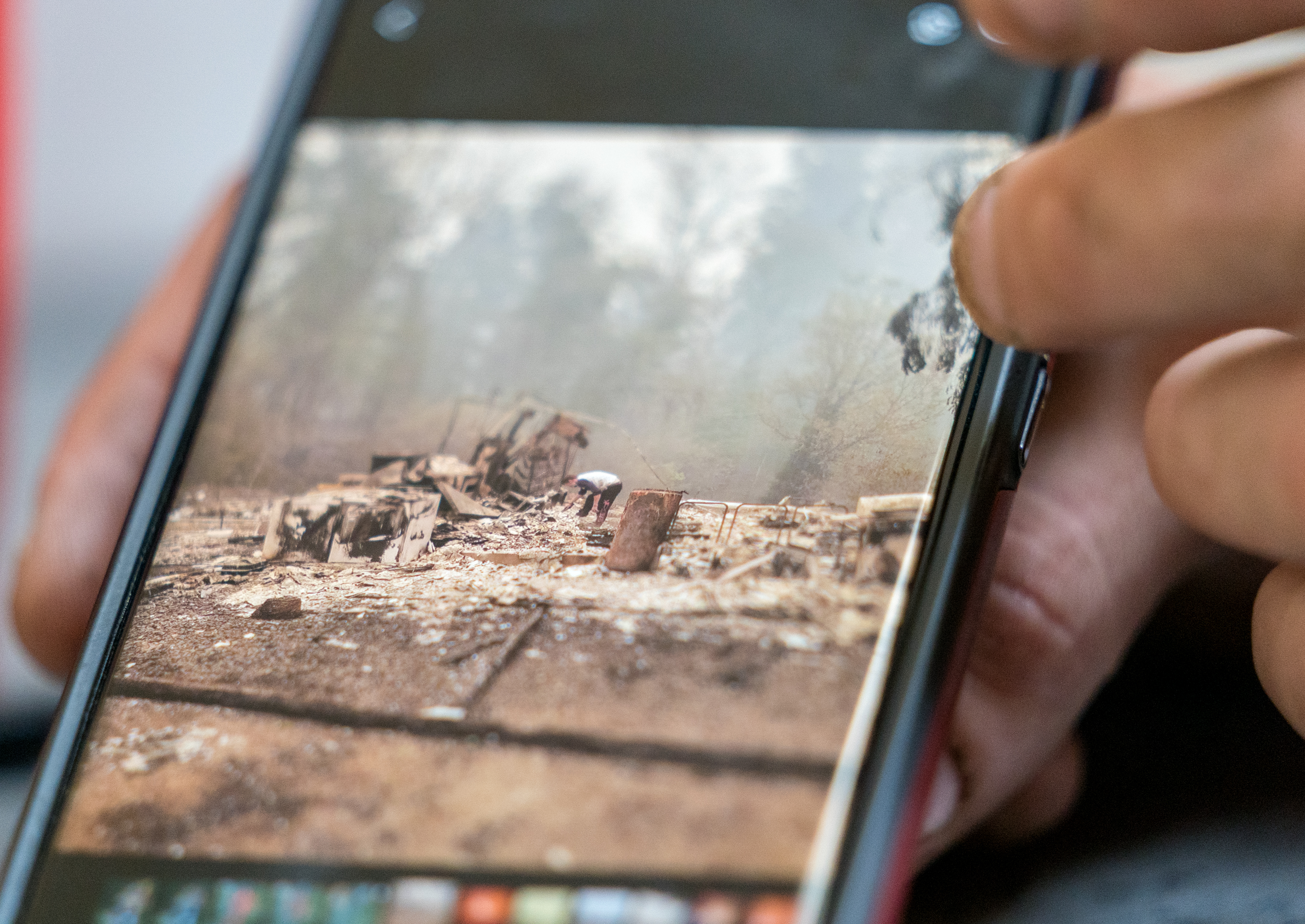 Photos of the fire that destroyed Bill Edge’s home in Gates during the Santiam Canyon Fire in 2020. 