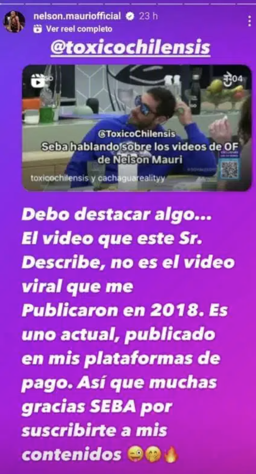 Nelson Mauri asegura que Sebastián Ramírez está suscrito a su cuenta de  contenido de adultos – En Cancha