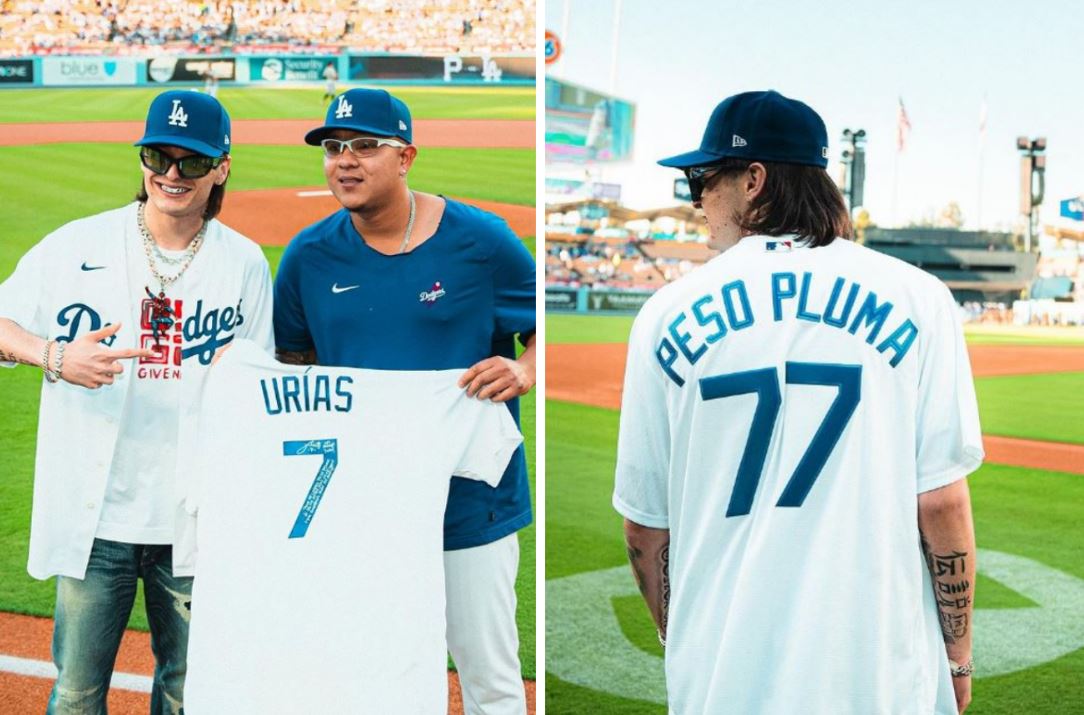 Peso Pluma lanzará primera bola en partido Dodgers de MLB