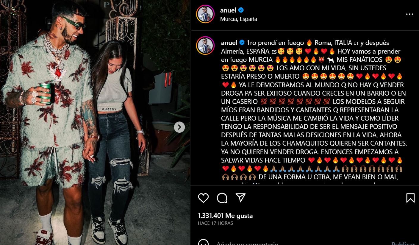 Ella es Laury Saavedra, la nueva novia de Anuel AA