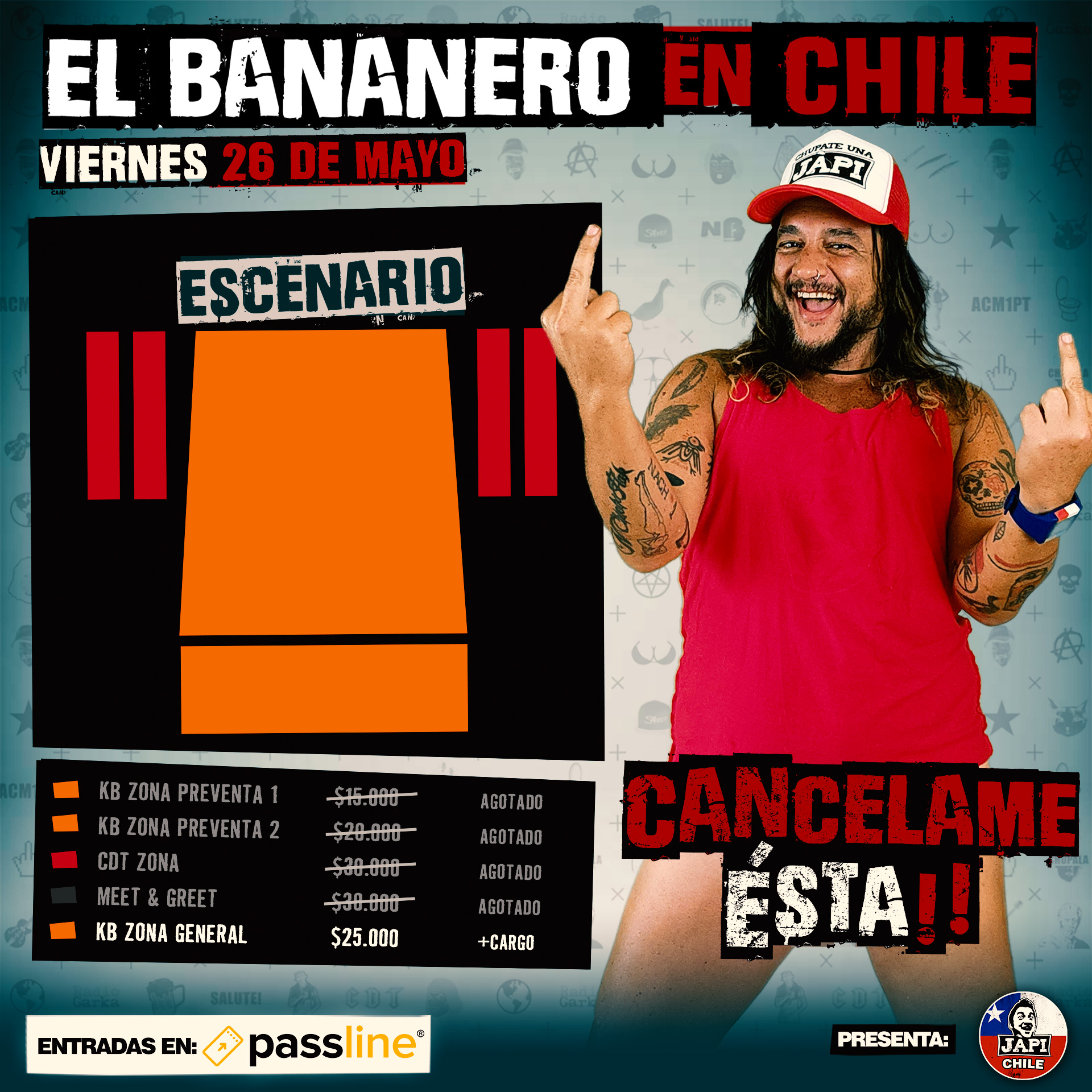 El Bananero en Chile 2023: Show suma bandas invitadas y está cerca de  agotar entradas – En Cancha