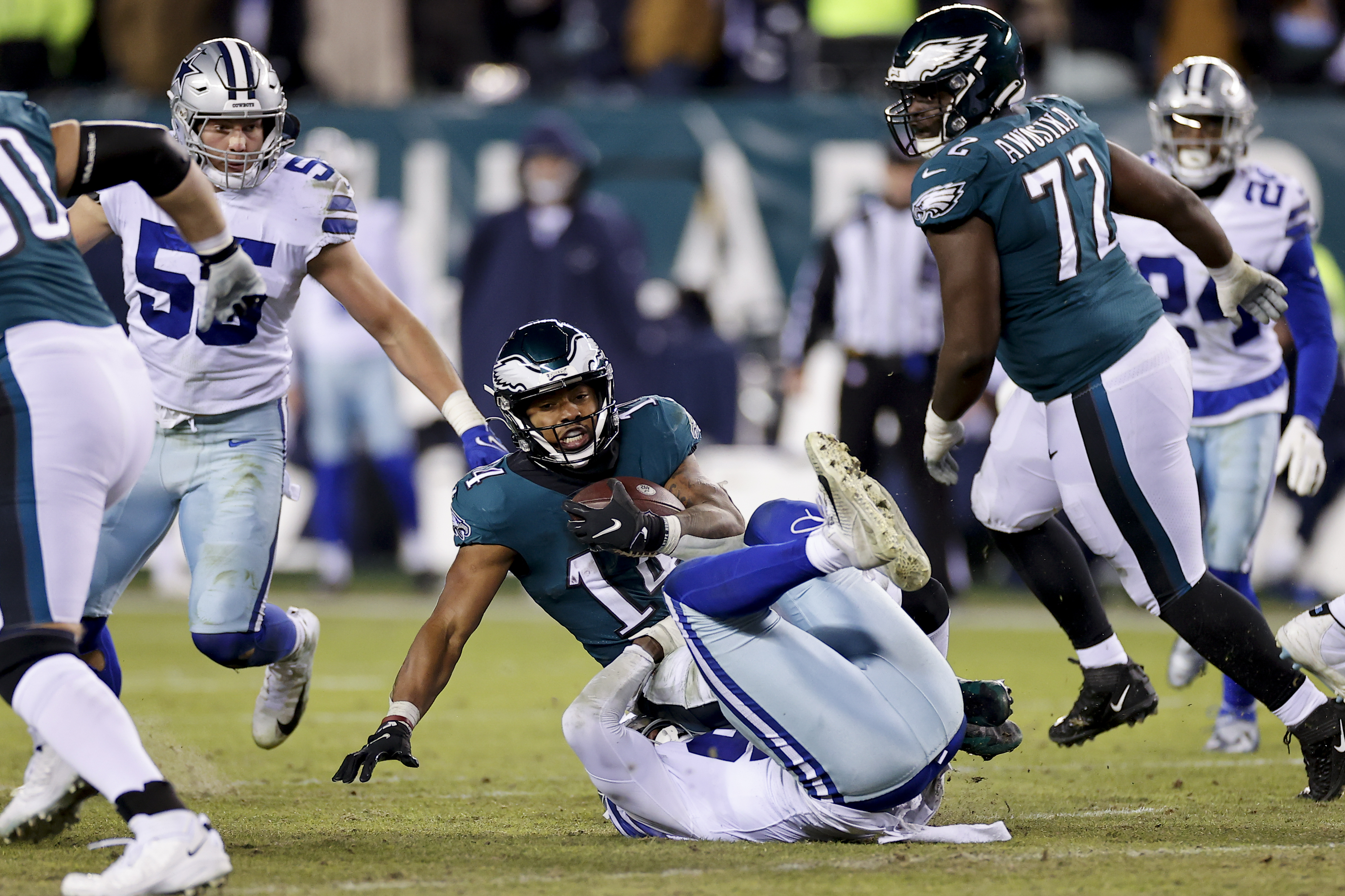 For Eagles Australian project, learning to play in NFL comes one 'peanut'  at a time