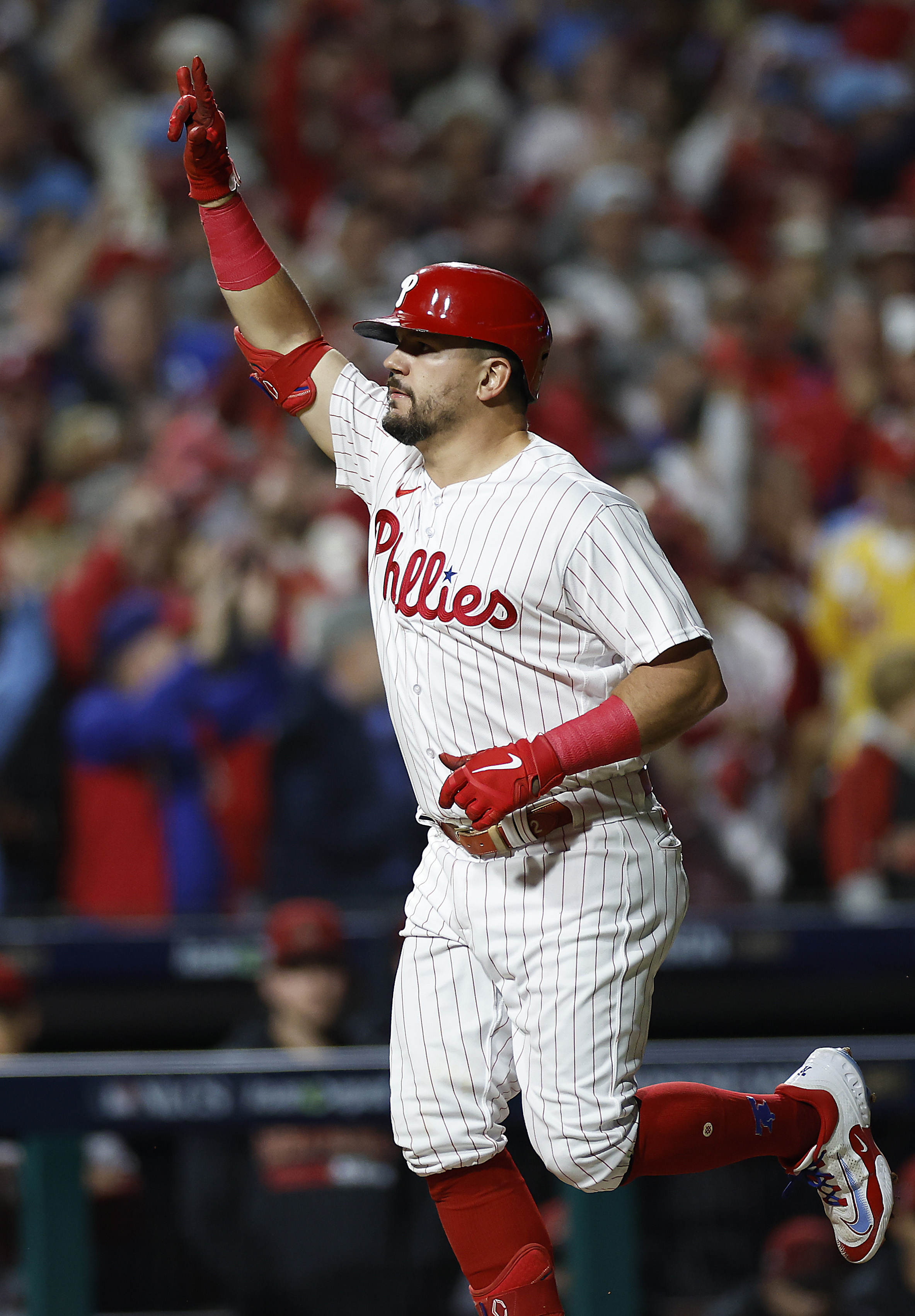 Kyle Schwarber heating up right on schedule as the Phillies make