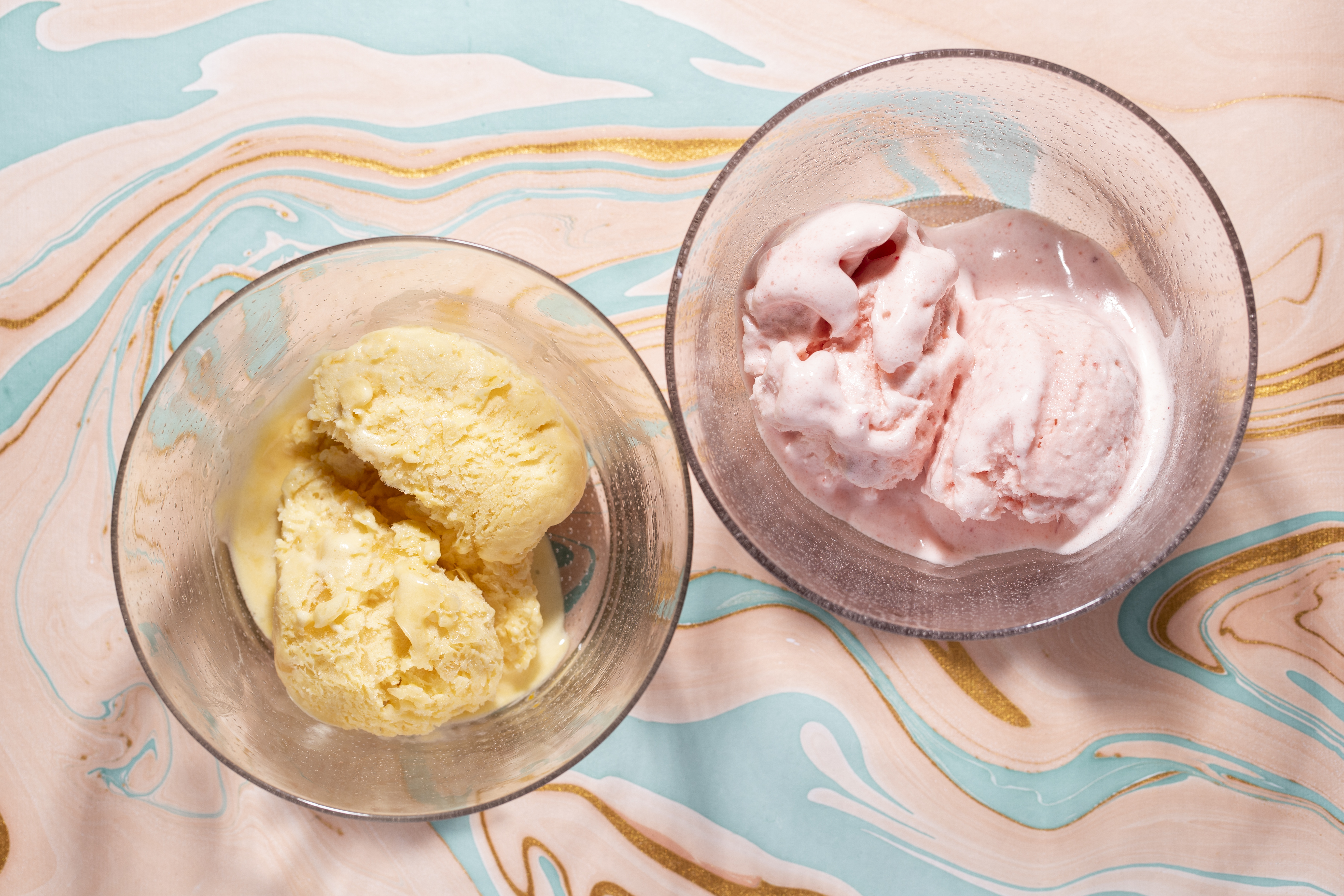 Delicious homemade ice cream made with 3 ingredients and a blender