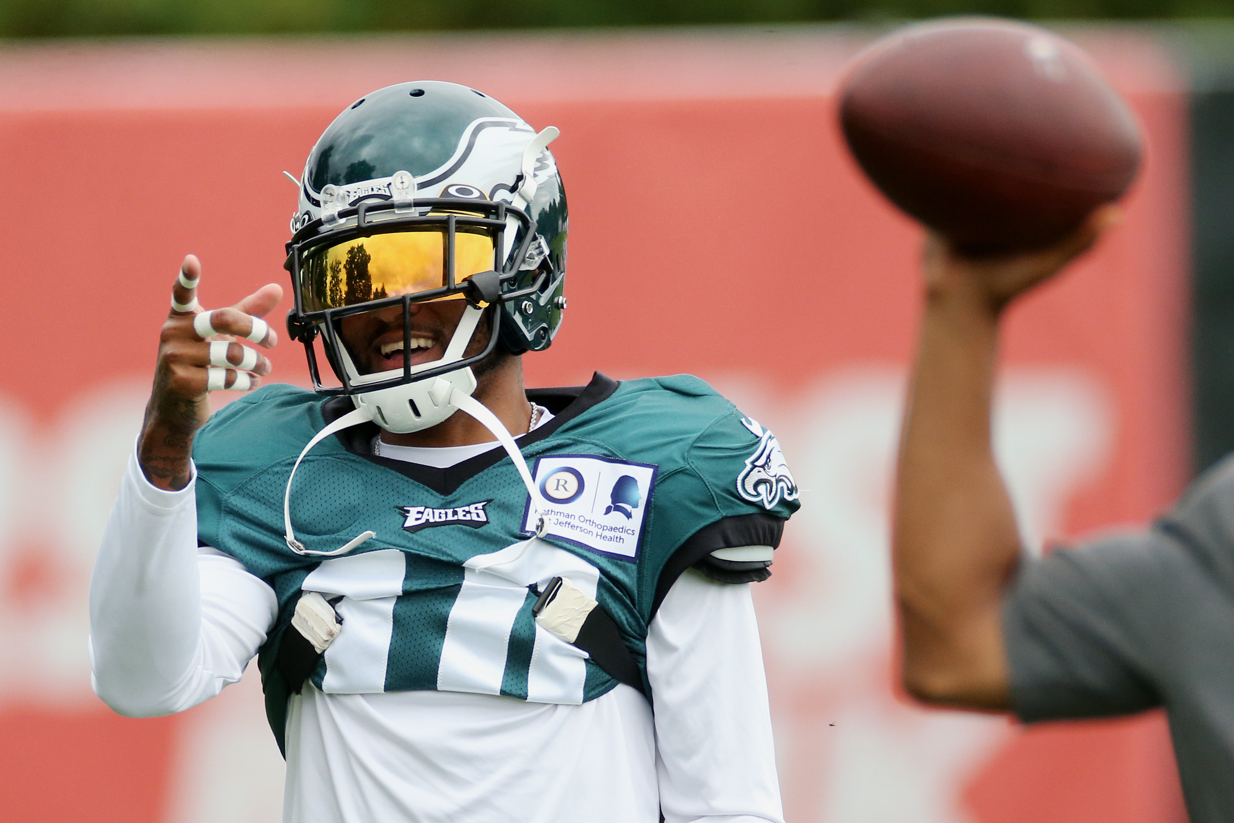 Eagles' DeSean Jackson said he's ready to return from injury, with caution