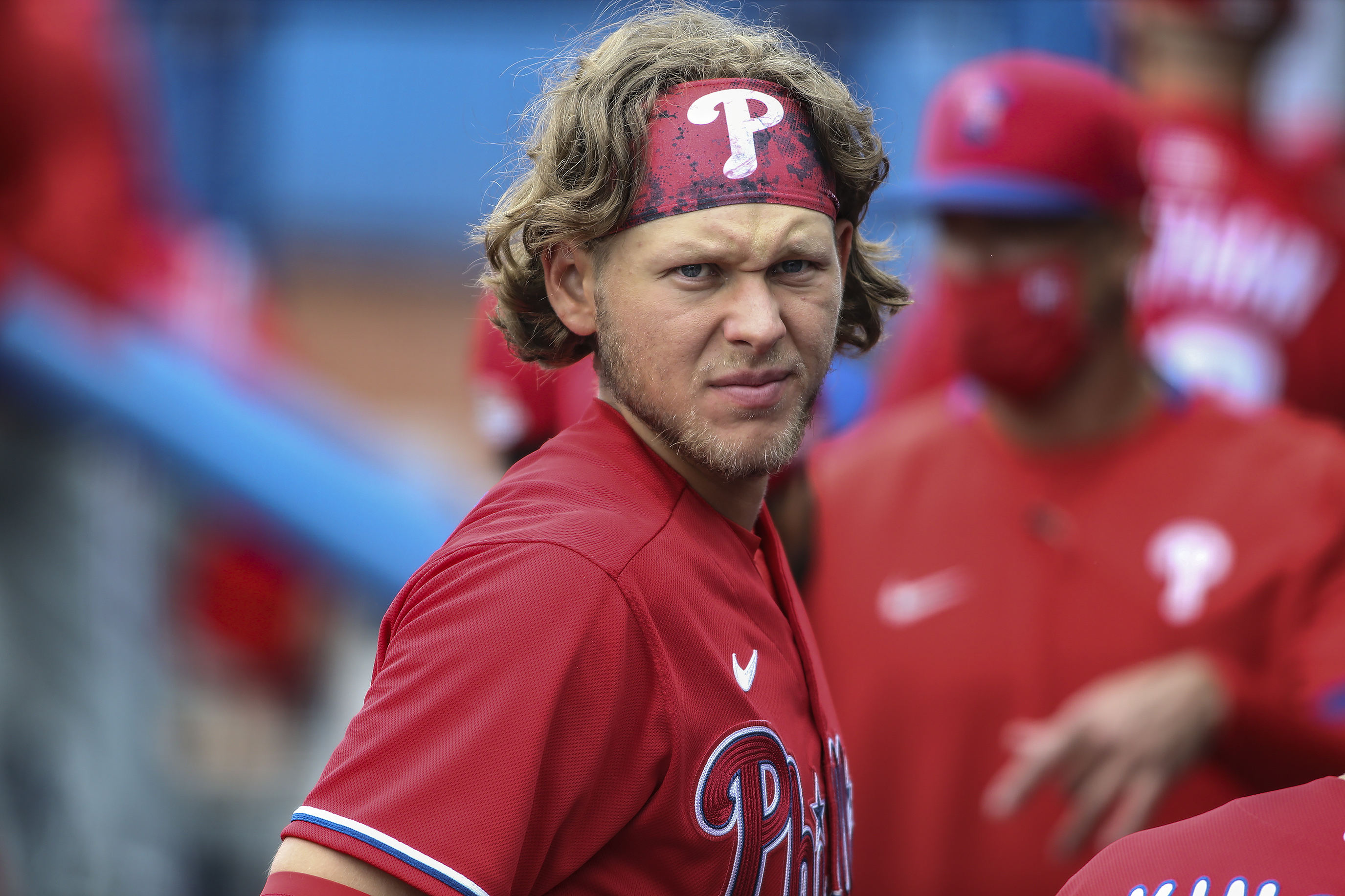 #AlecBohm knows flow (via @MLB) #MLB #baseball #Phillies #hair