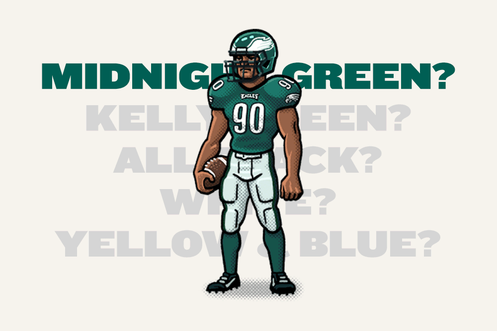 create your own eagles jersey