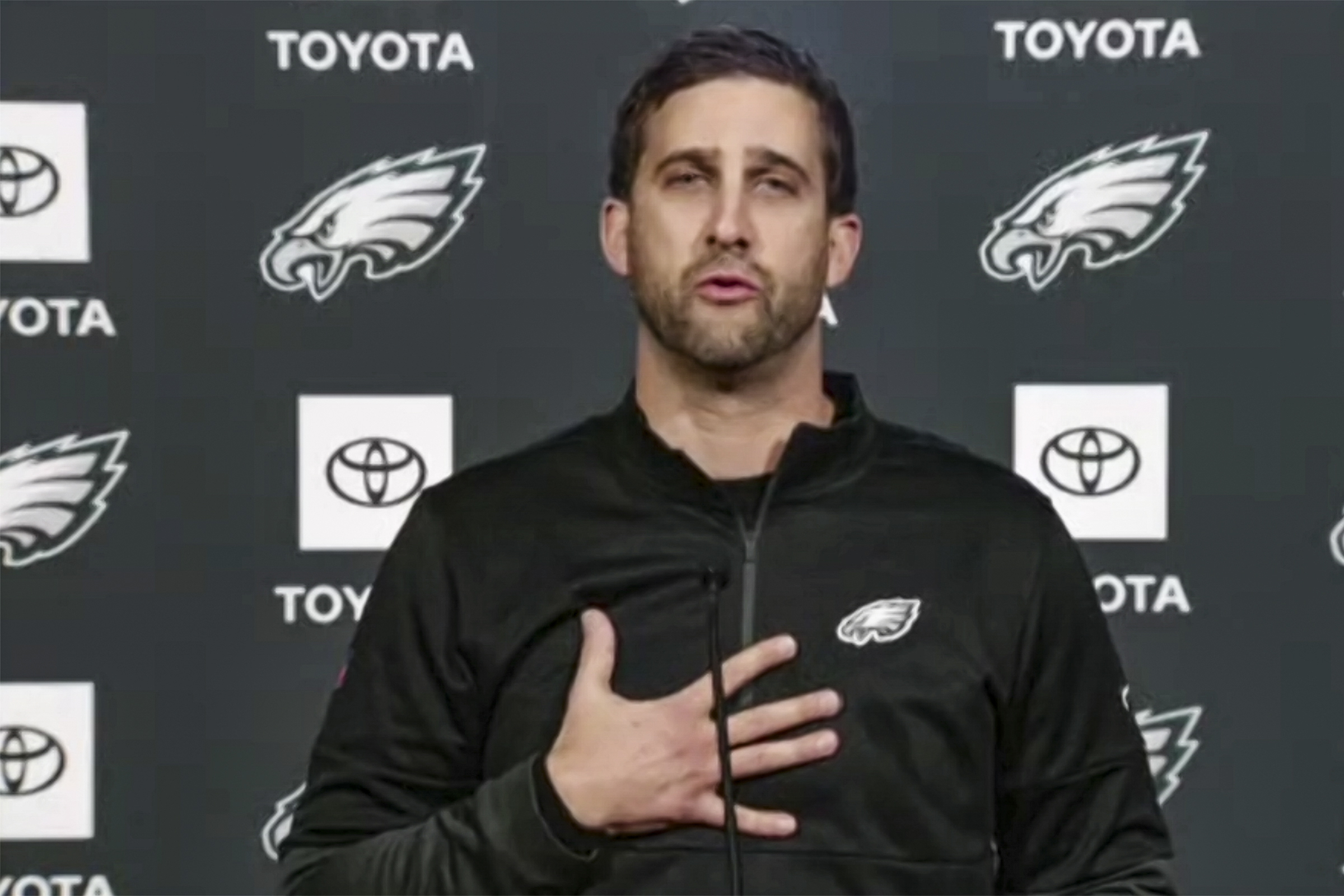 Eagles rookie coach Nick Sirianni faces former team - The San