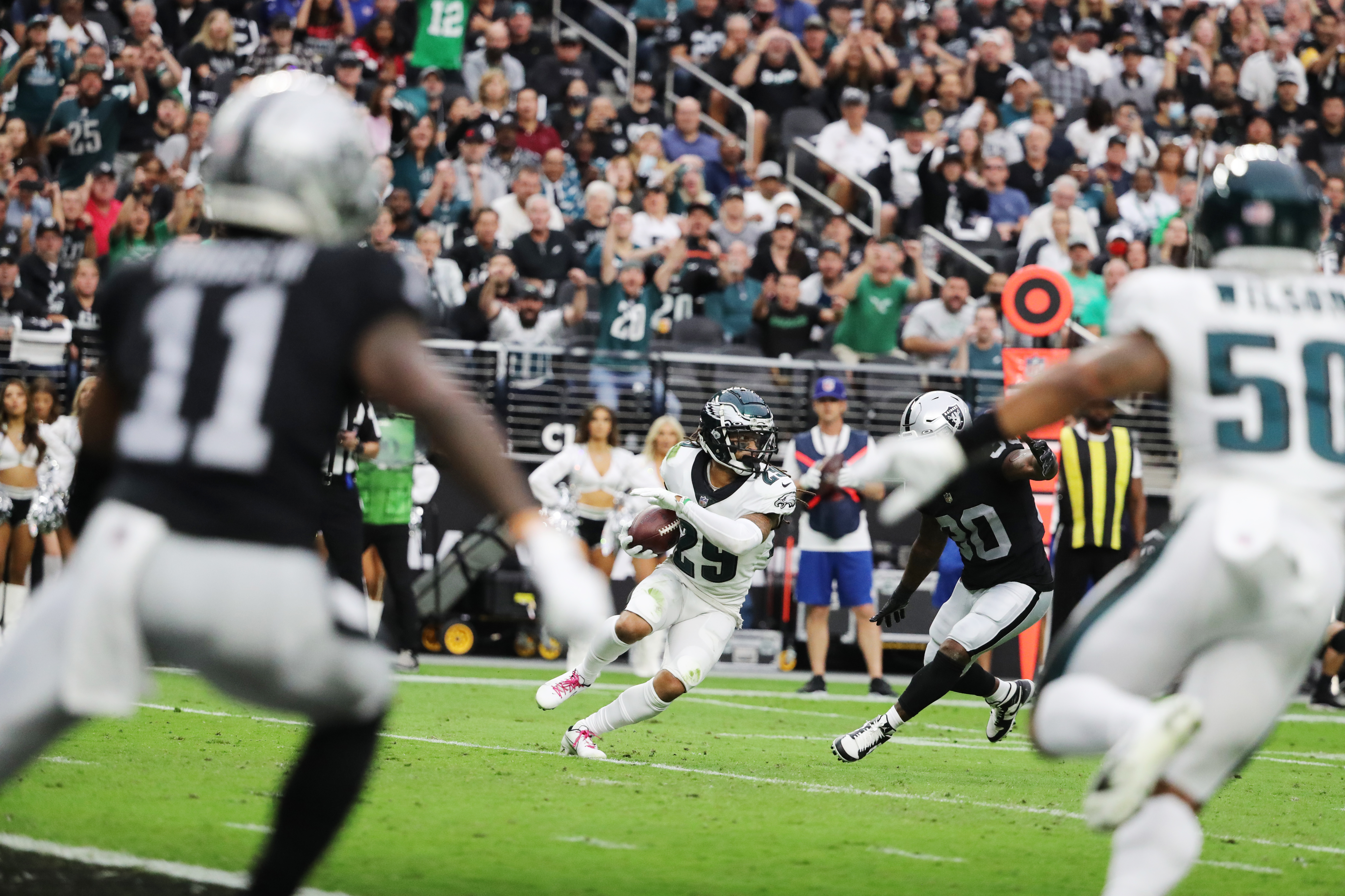 See Philadelphia Eagles loss to Las Vegas Raiders, 33-22 — NFL, Week 7