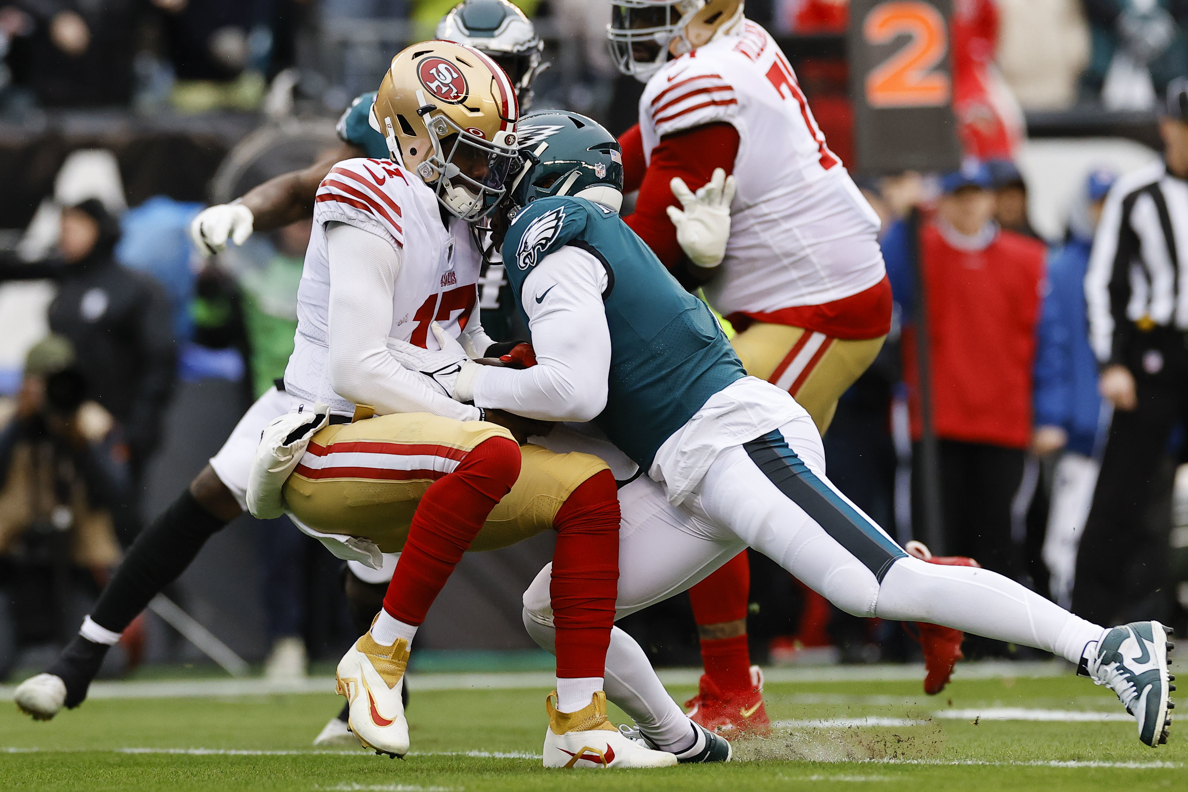 Eagles advance to Super Bowl LVII with franchise-record 4 rushing  touchdowns against 49ers - The Athletic