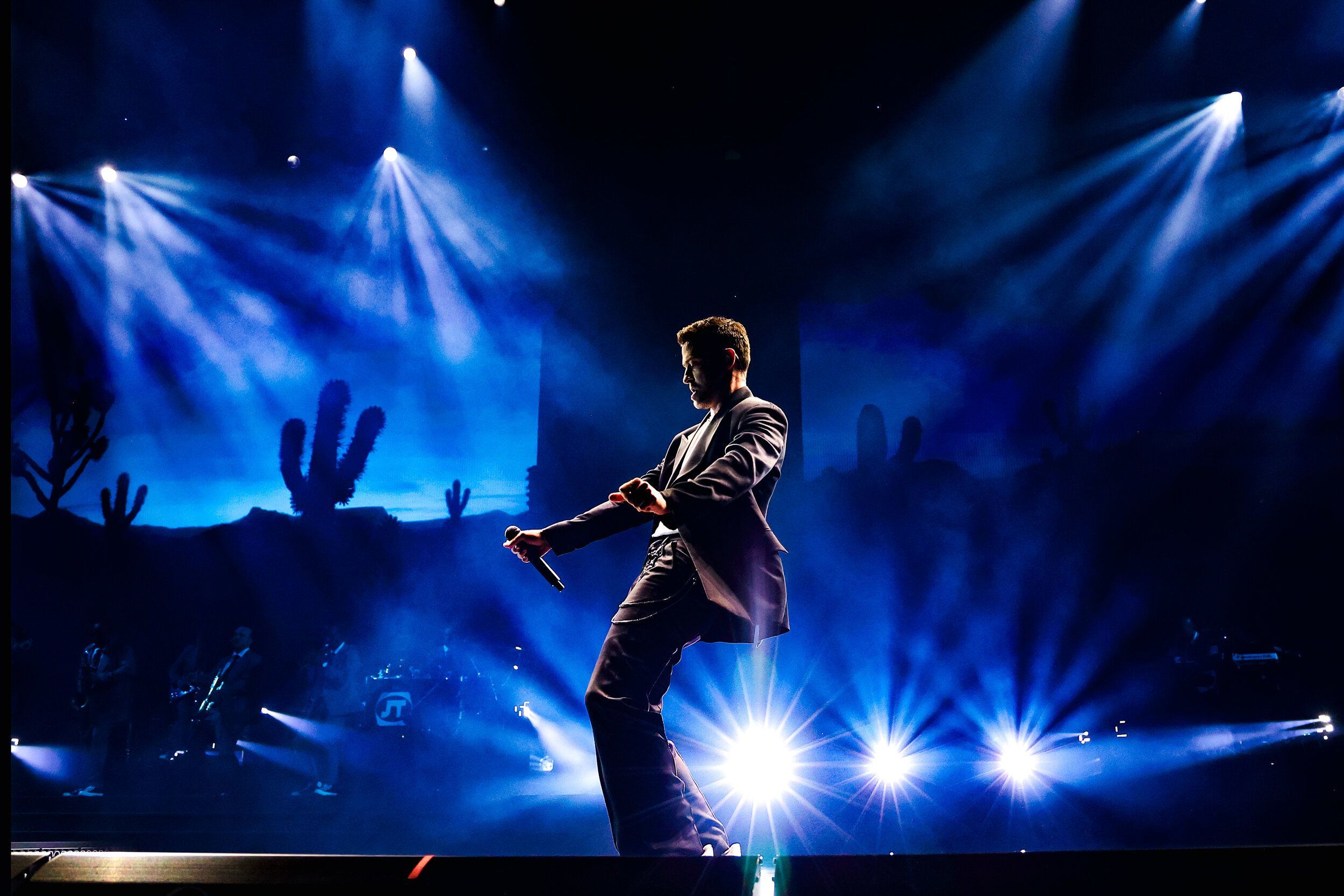 Justin Timberlake plays his Forget Tomorrow World Tour at the Wells Fargo Center in Philadelphia