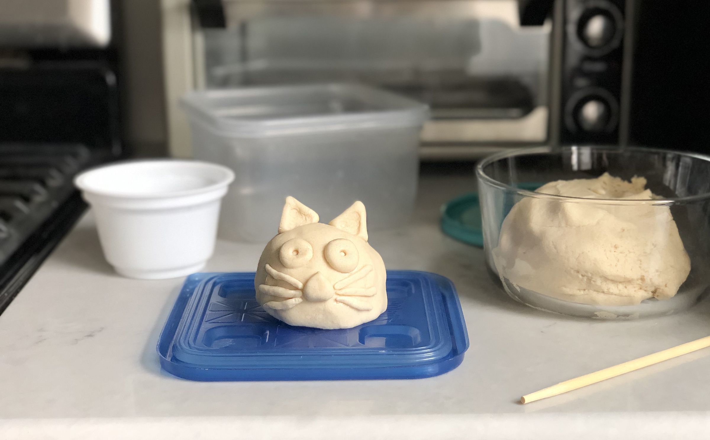 making clay sculptures at home