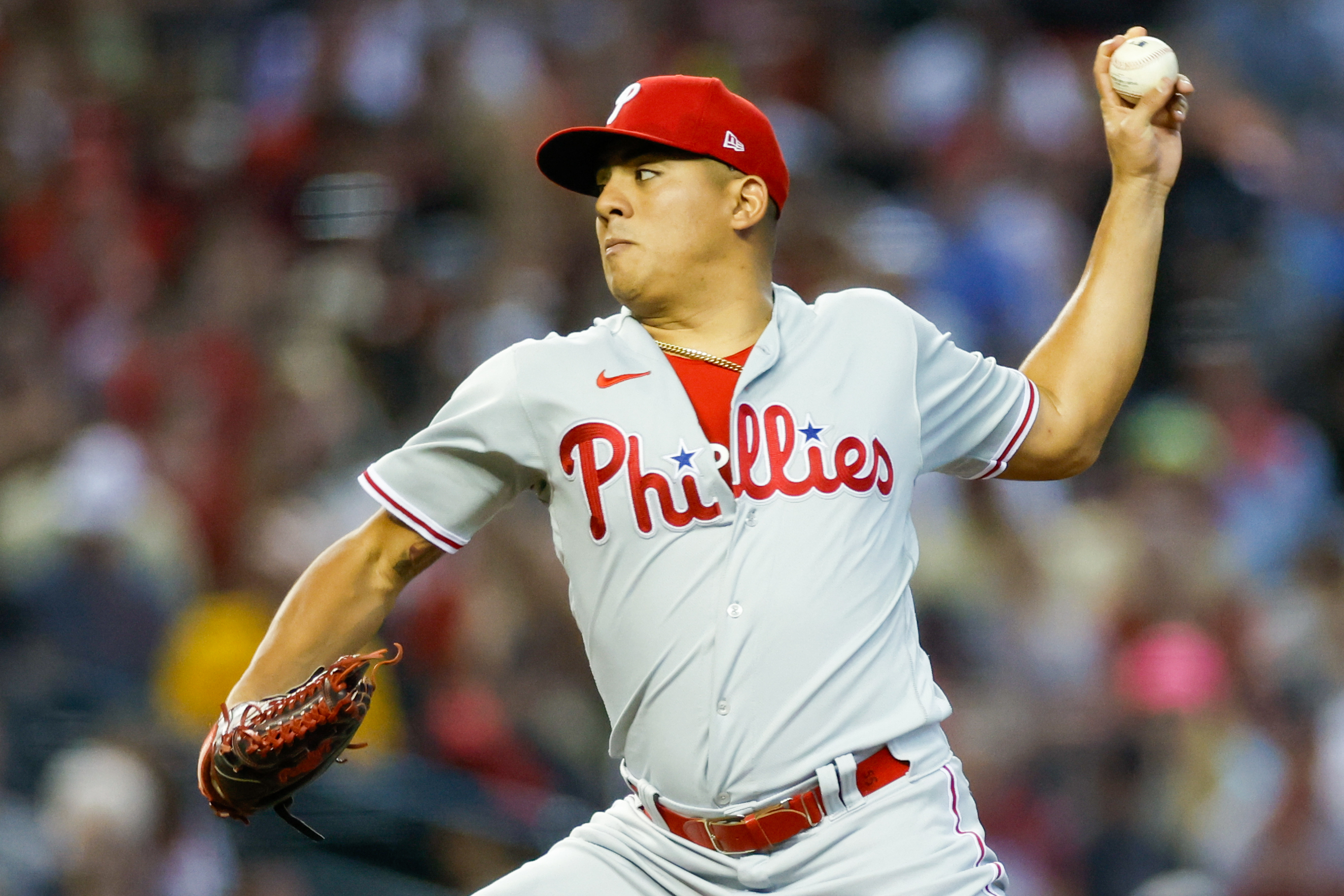 Phillies' Thomson ejected after pitch clock doesn't reset for Nola