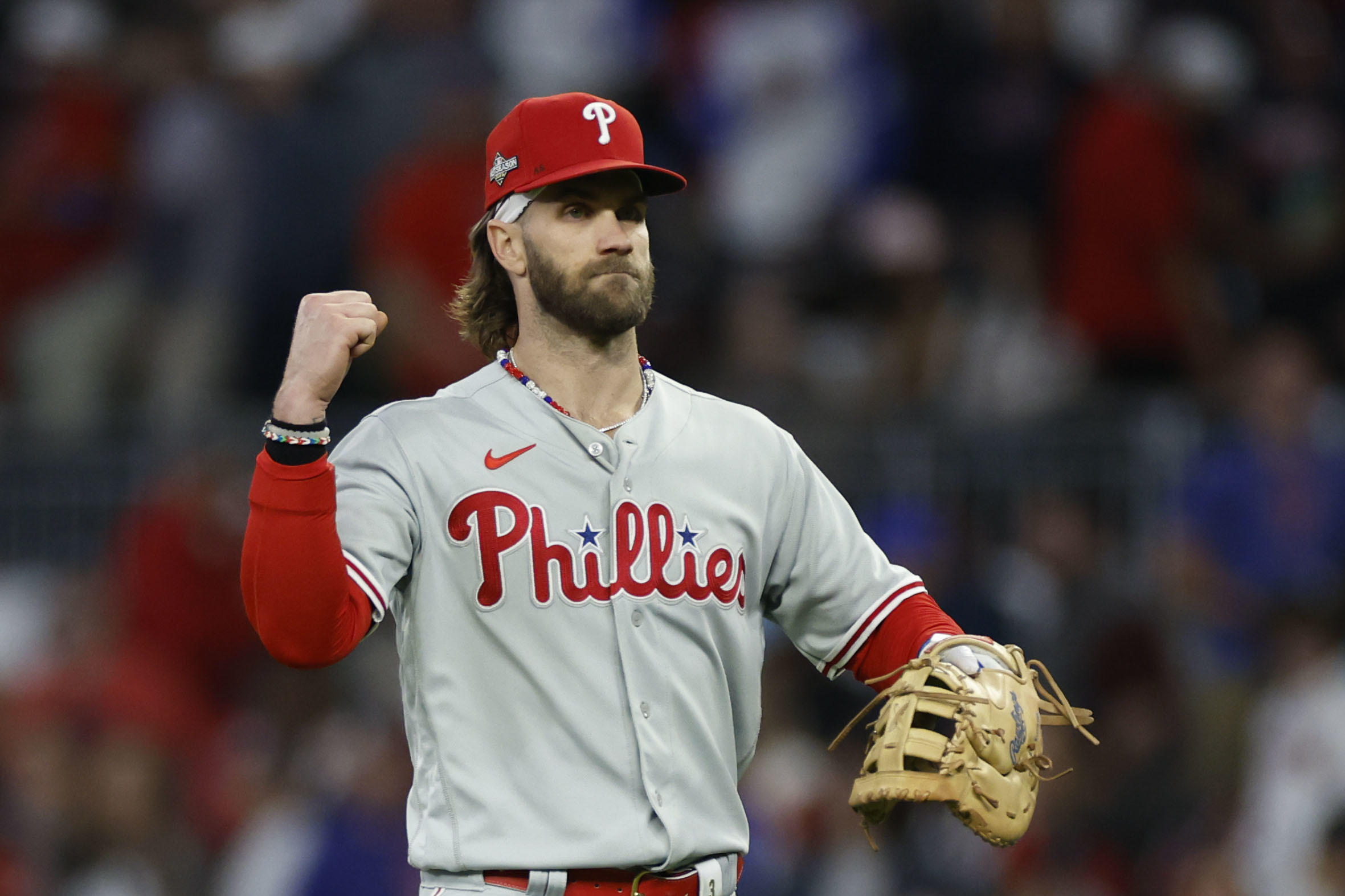 Bryce Harper's key role in the Game 1 of the Phillies-Braves NLDS