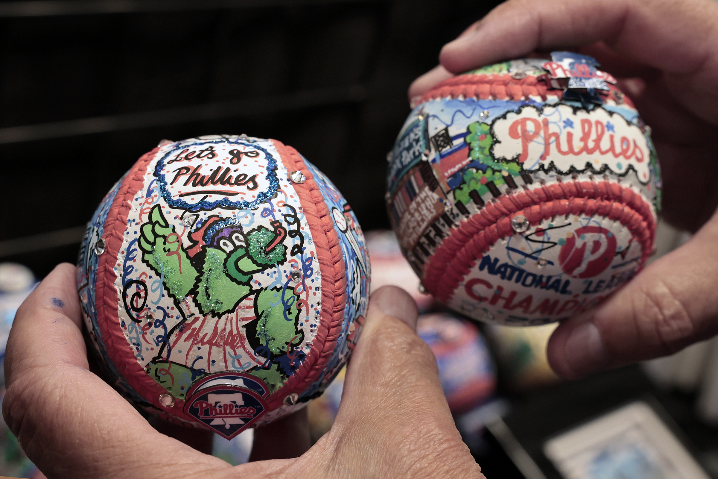 The MLB All-Star Game's official commemorative artist creates