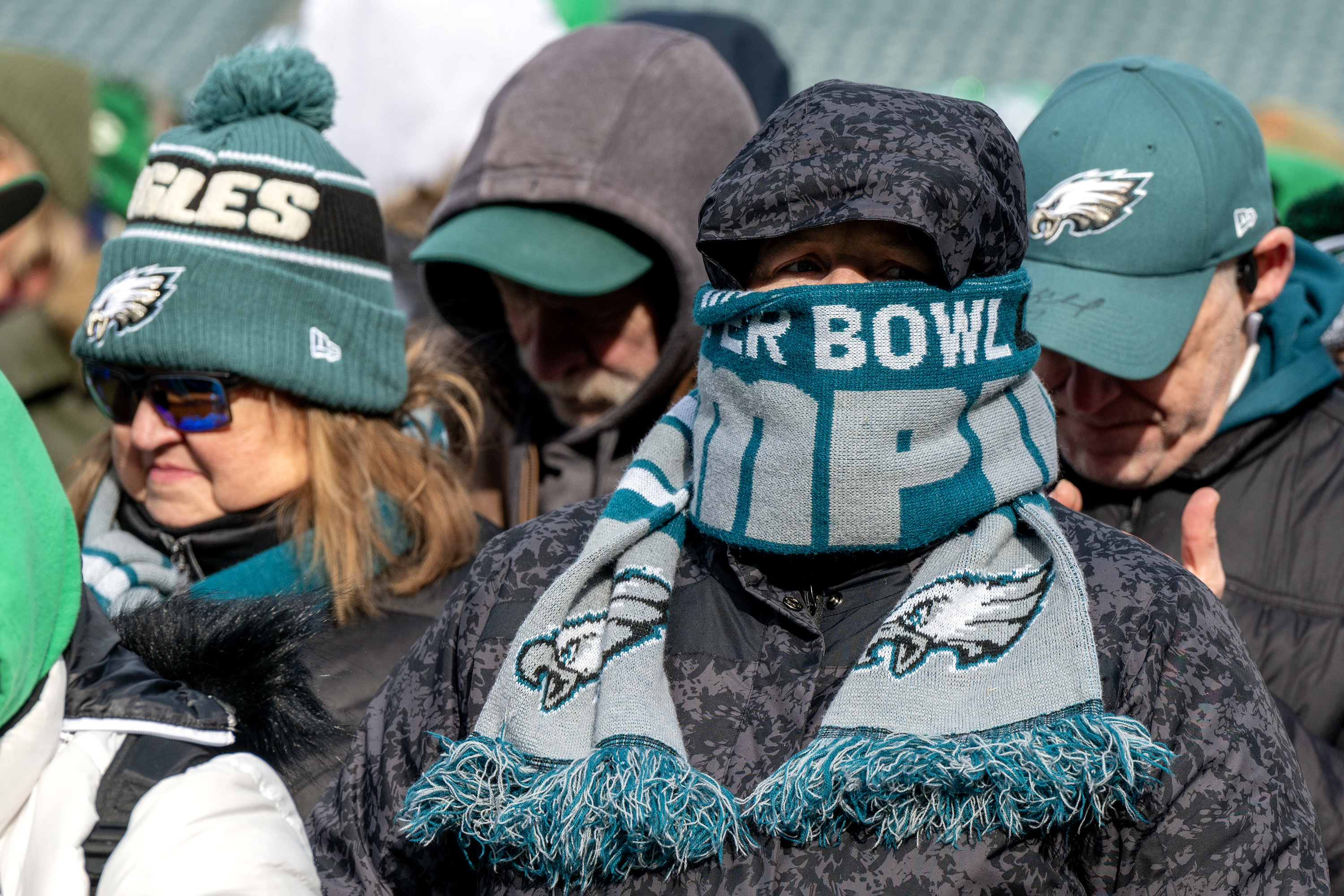 Eagles fans send team off to New Orleans Super Bowl against Chiefs