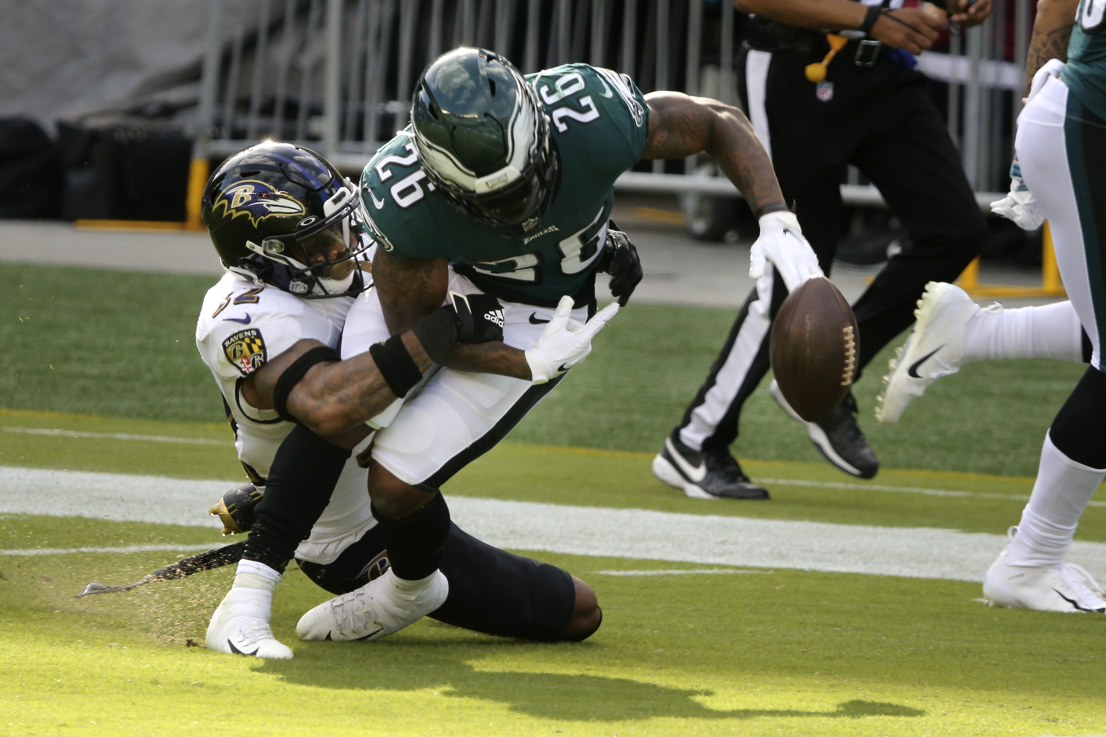 Philadelphia Eagles injuries to Miles Sanders, Zach Ertz and more mar  comeback attempt vs. Ravens 