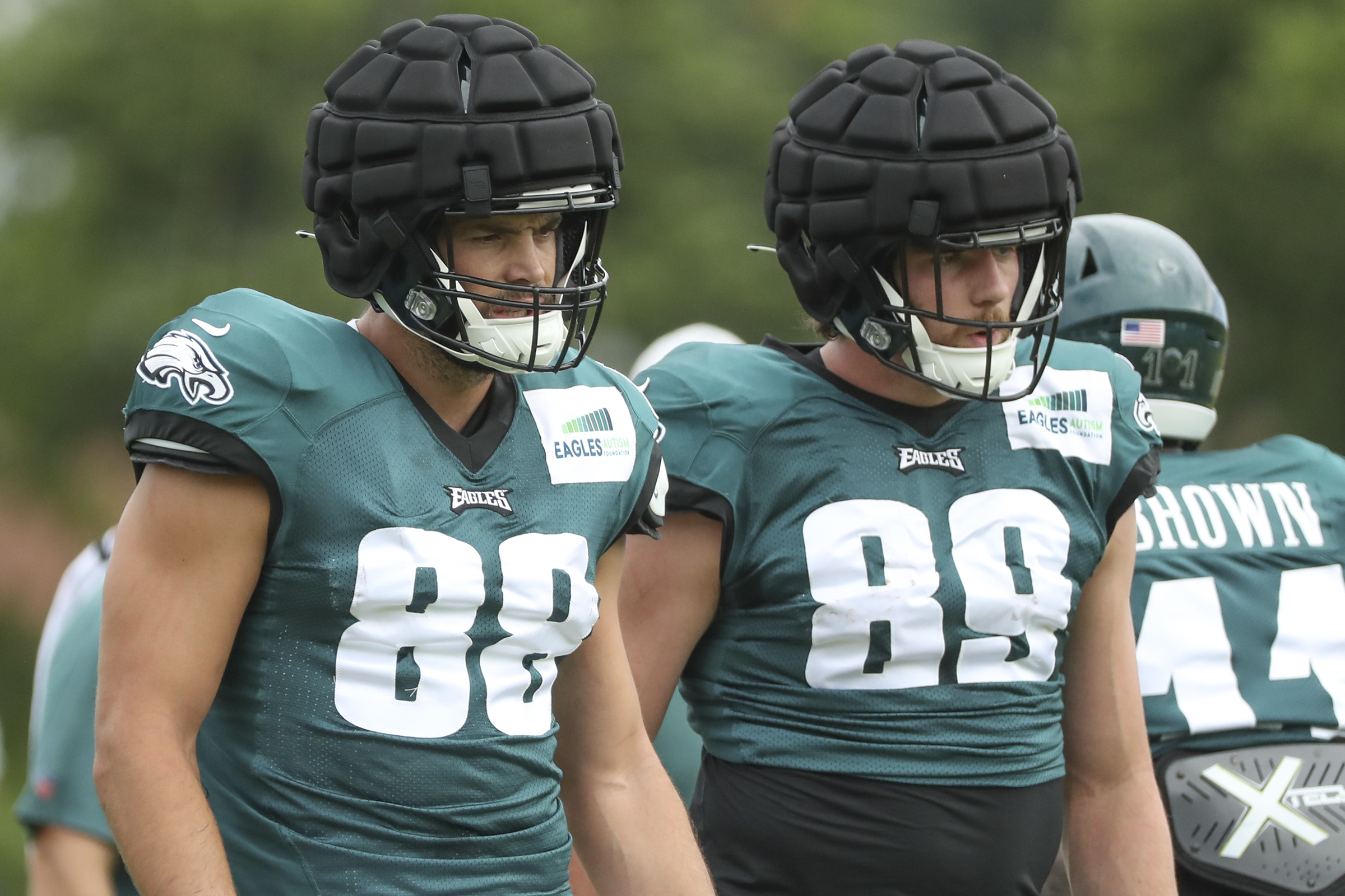 Philadelphia Eagles wide receiver Britain Covey (18) looks on during the  NFL football game against the Jacksonville Jaguars, Sunday, Oct. 2, 2022,  in Philadelphia. (AP Photo/Chris Szagola Stock Photo - Alamy