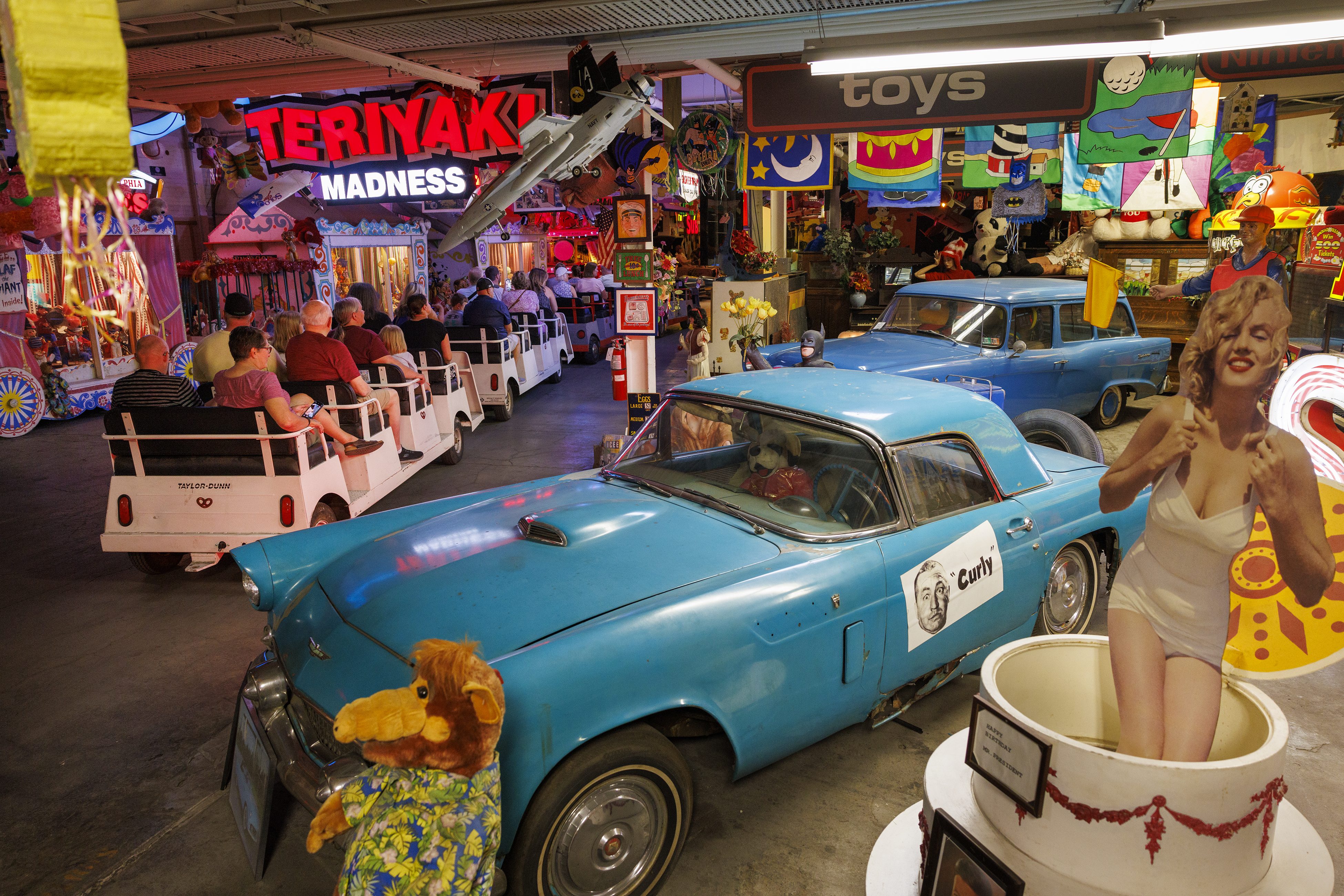 The American Treasure Tour Museum is a tram ride through time and