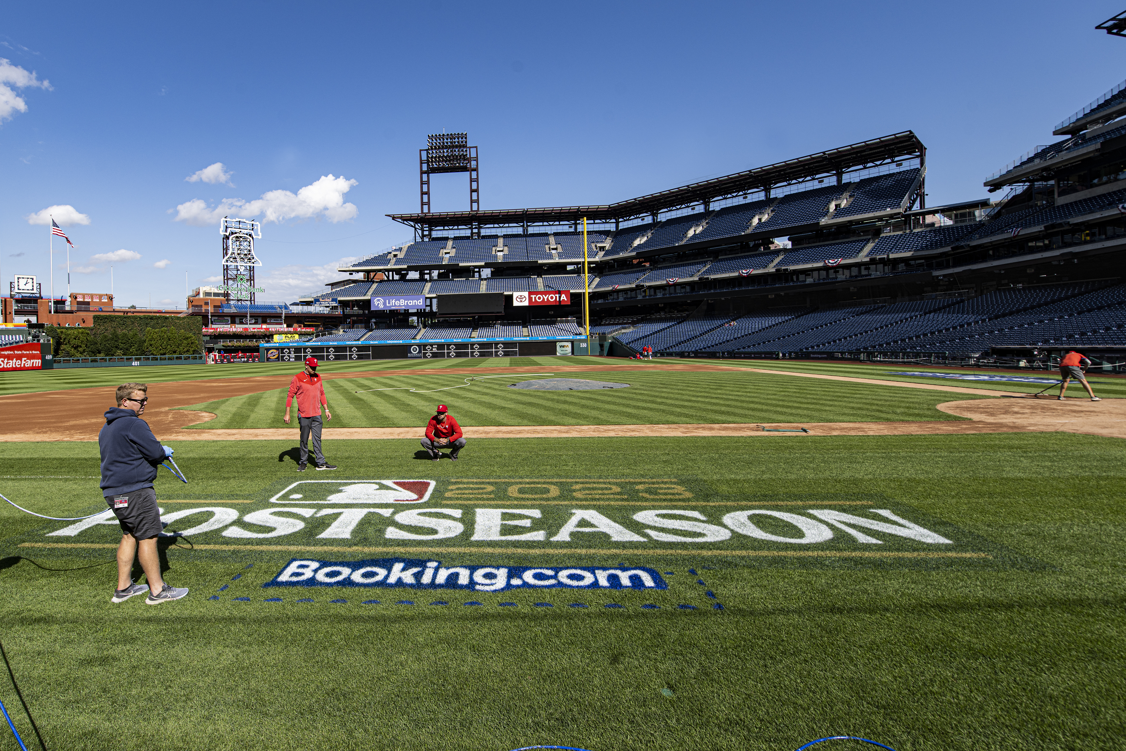 Citizens Bank Park Prepares for the Return of Postseason Baseball