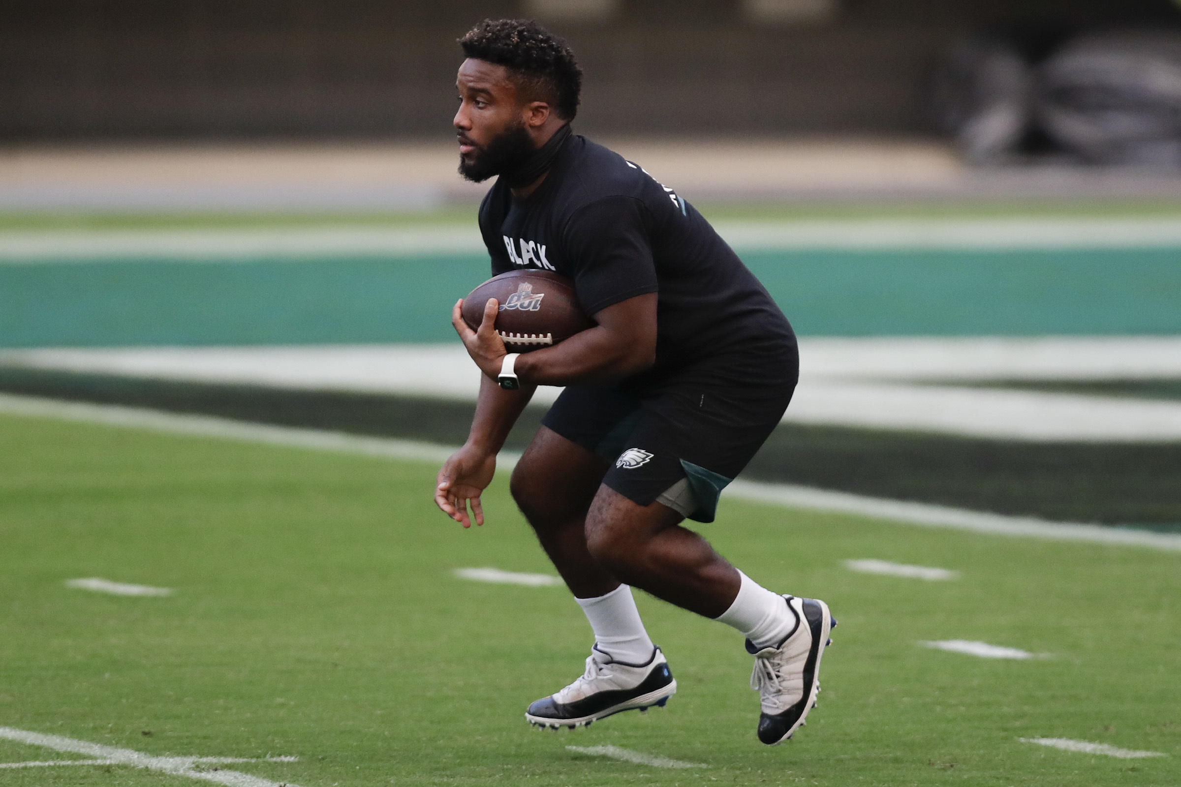 The Eagles' Boston Scott is technically obese. Here's why that