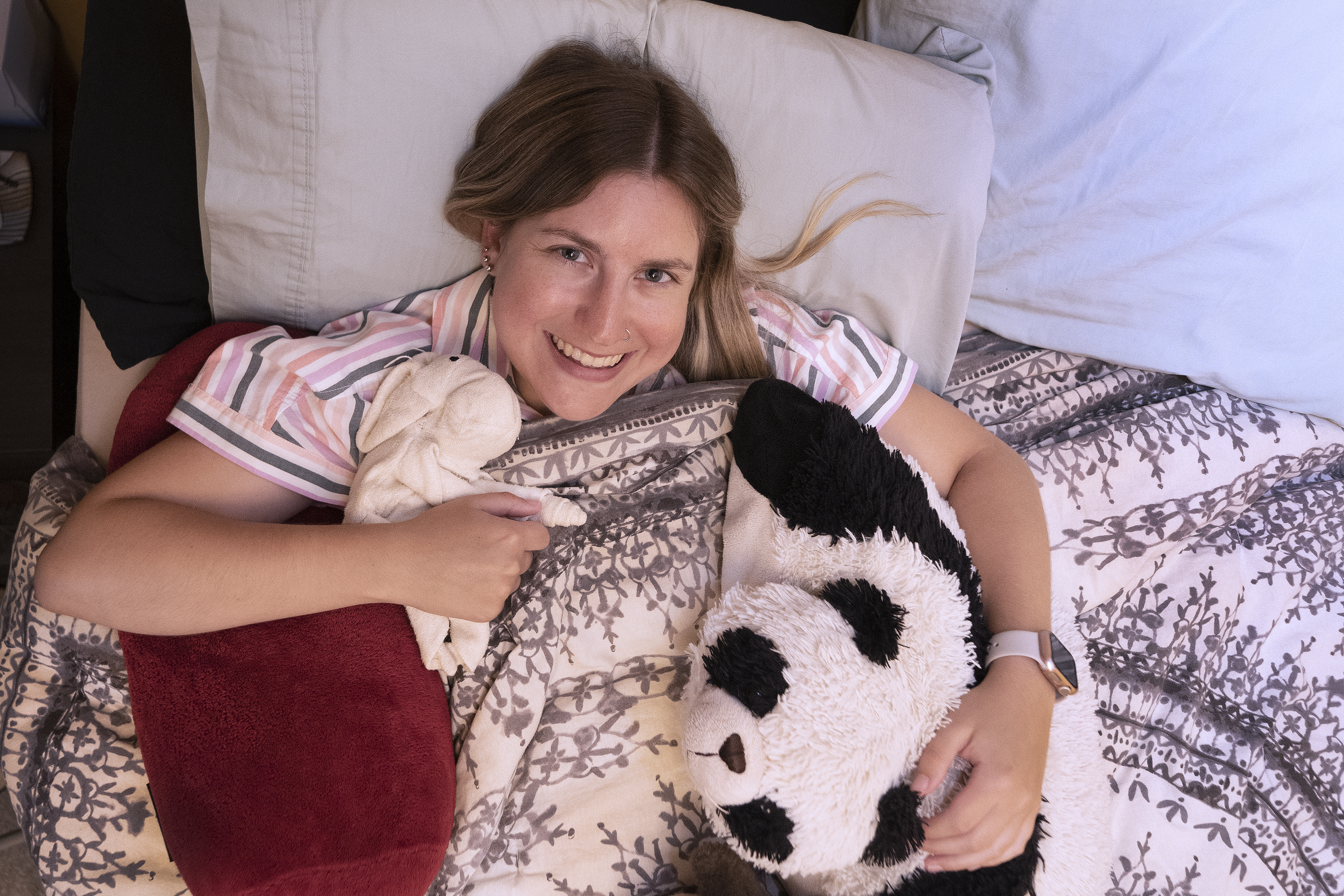Adults are sleeping with stuffed animals for better sleep, peace