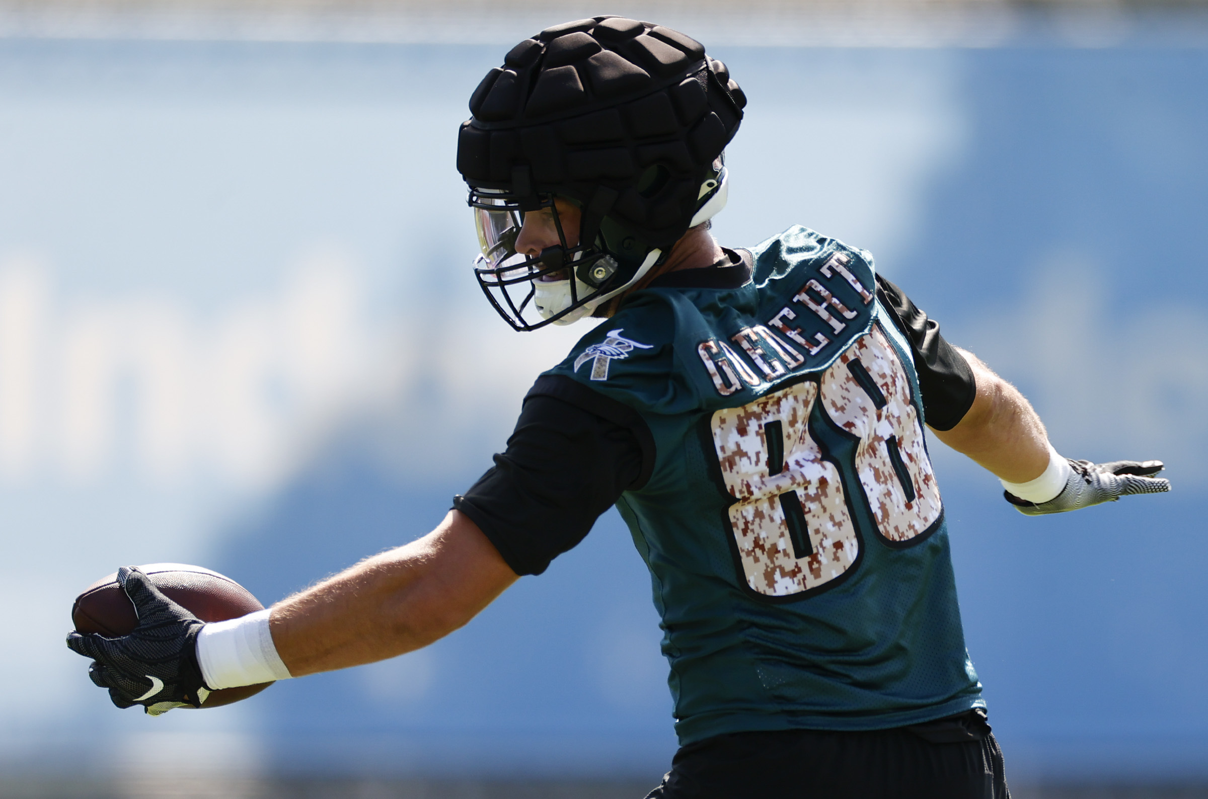 Philadelphia Eagles cornerback Tay Gowan (36) stands on the