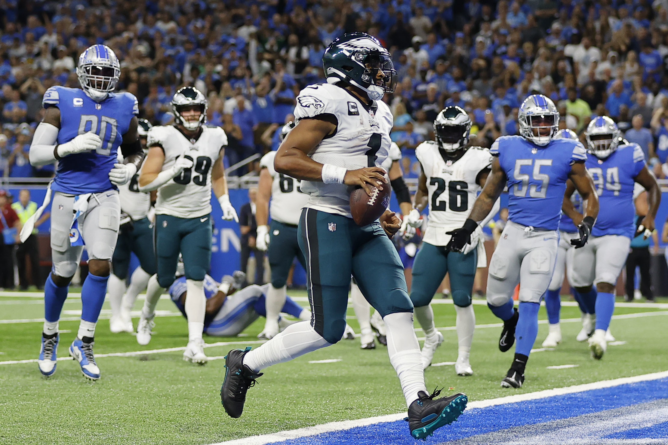 Philadelphia Eagles WR A.J. Brown DOMINATES Detroit Lions defense in 38-35  win I Stock Up-Stock Down