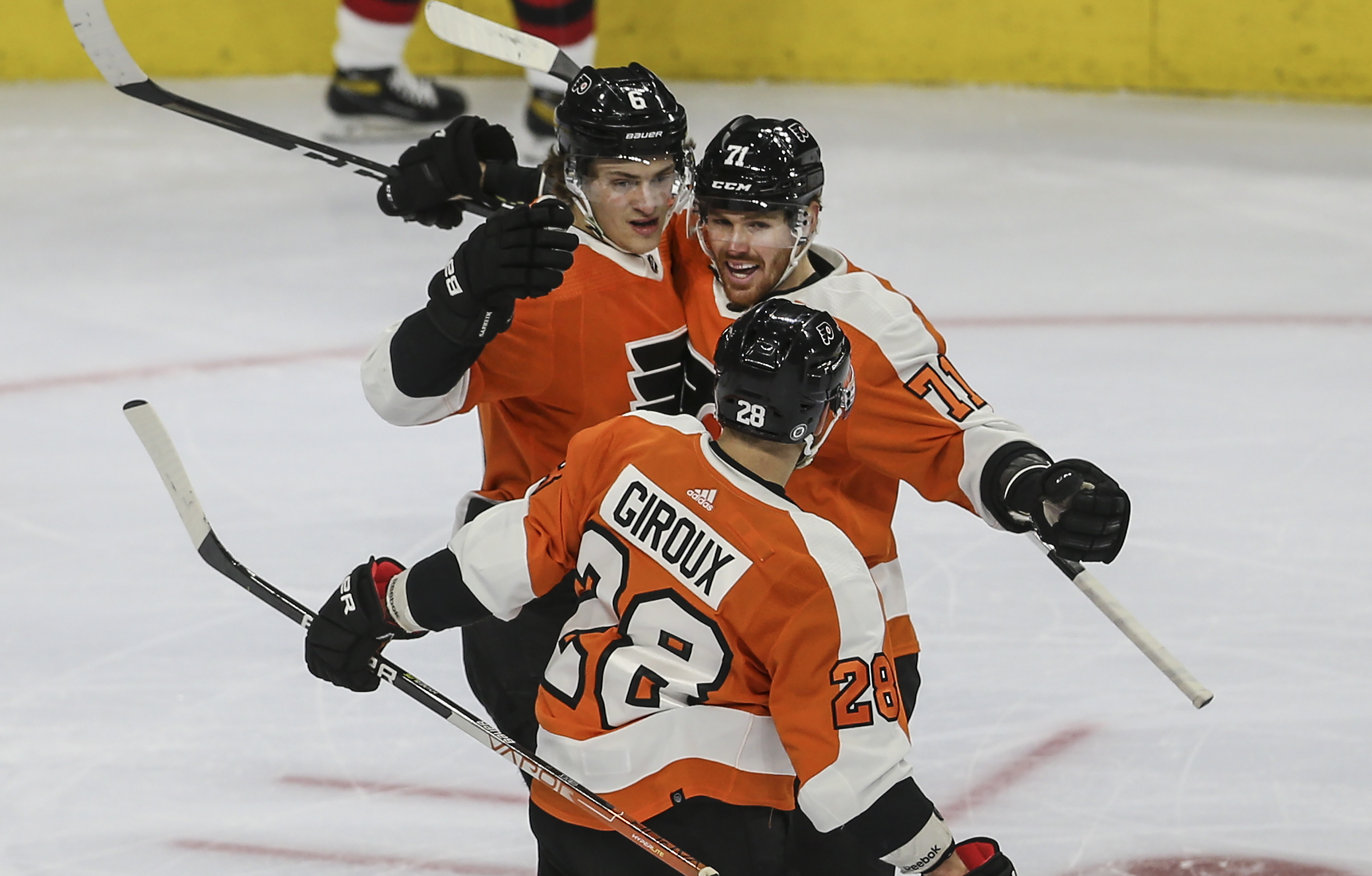 Atkinson's hat trick leads Flyers to 6-1 victory over Devils - The