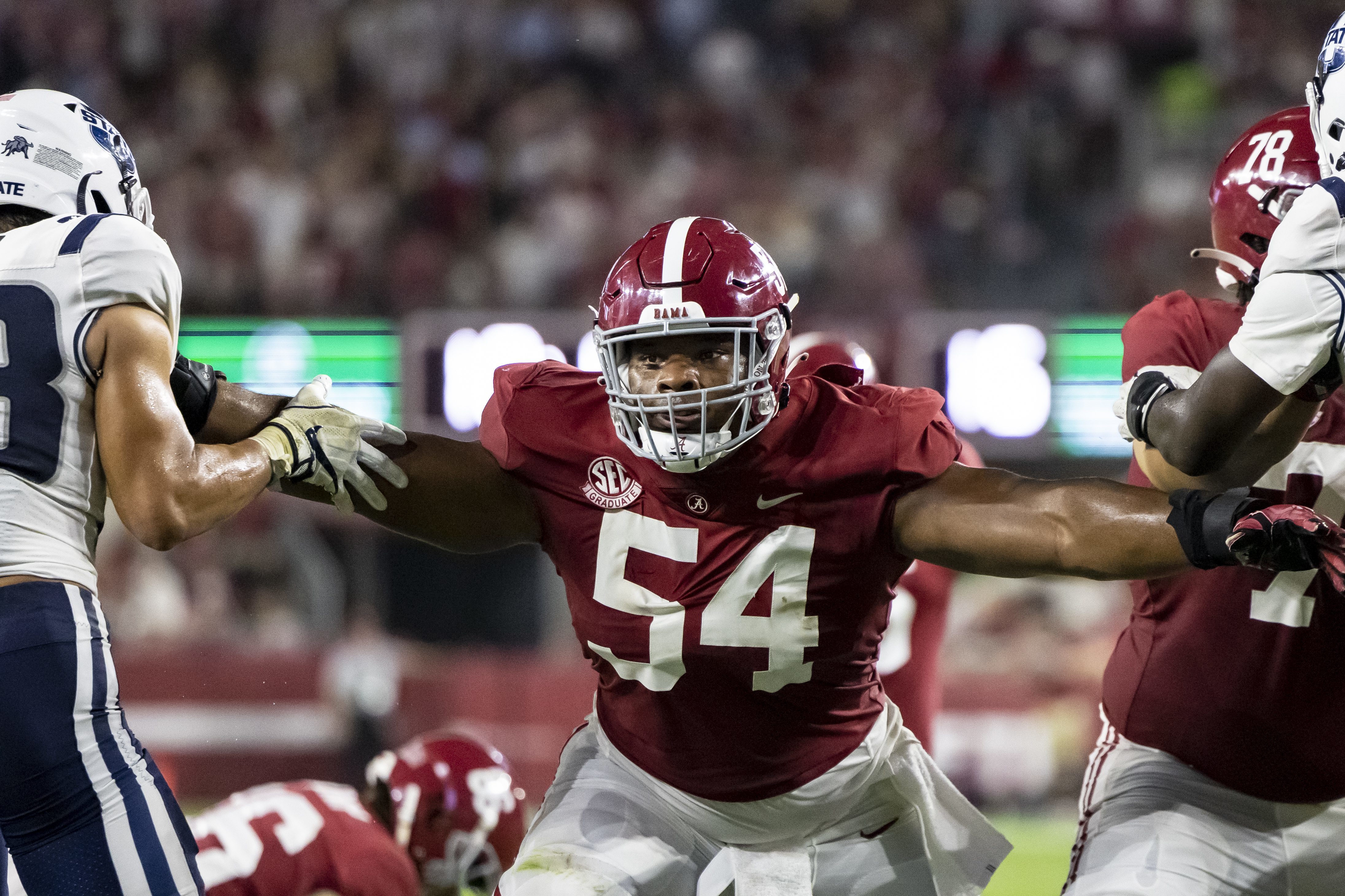 Eagles use third-round draft picks to select Alabama OL Tyler Steen and  Illinois S Sydney Brown