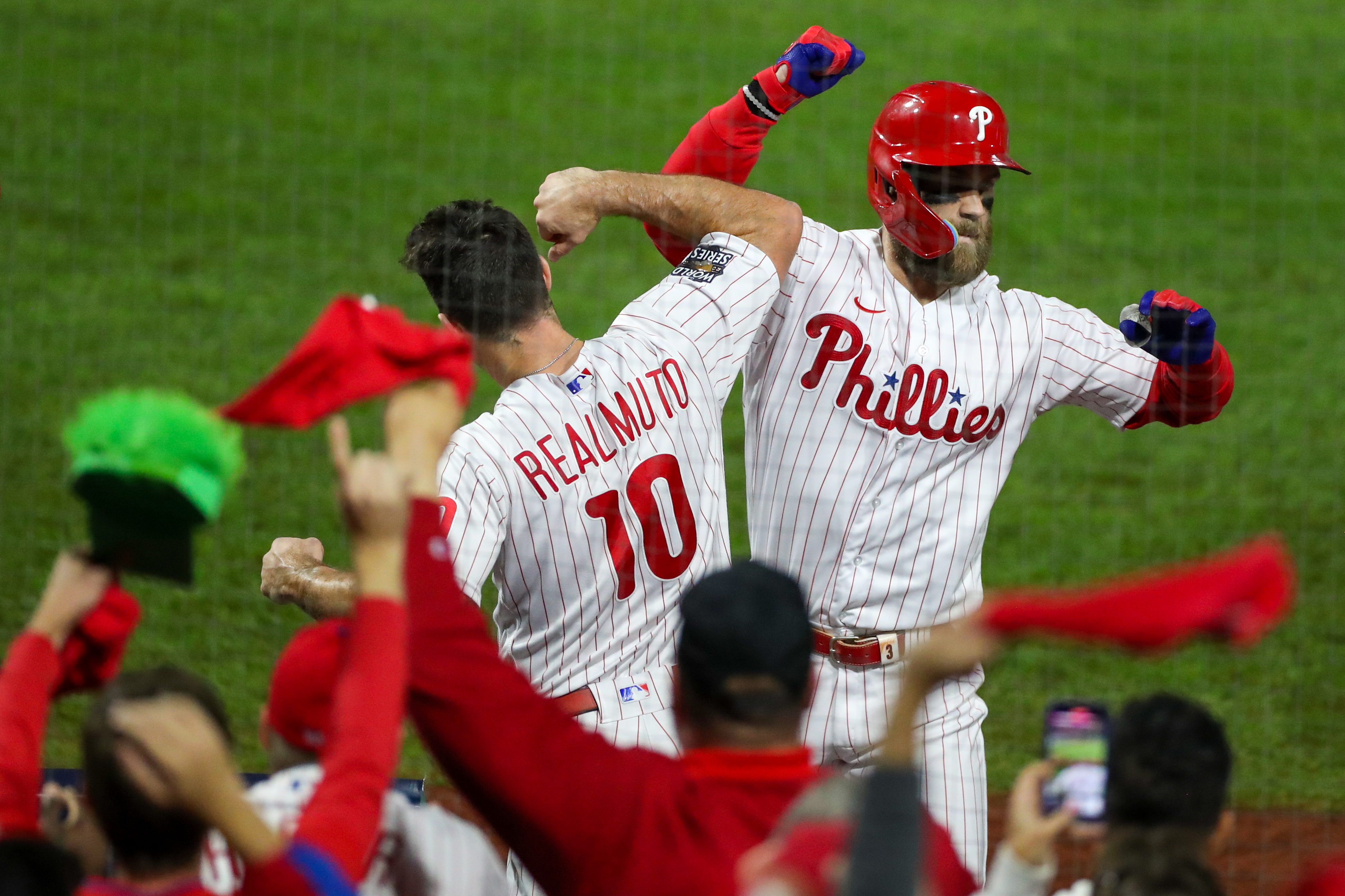 WATCH: Bryce Harper, Alec Bohm, Brandon Marsh put Phillies ahead early in  World Series Game 3 with home runs 