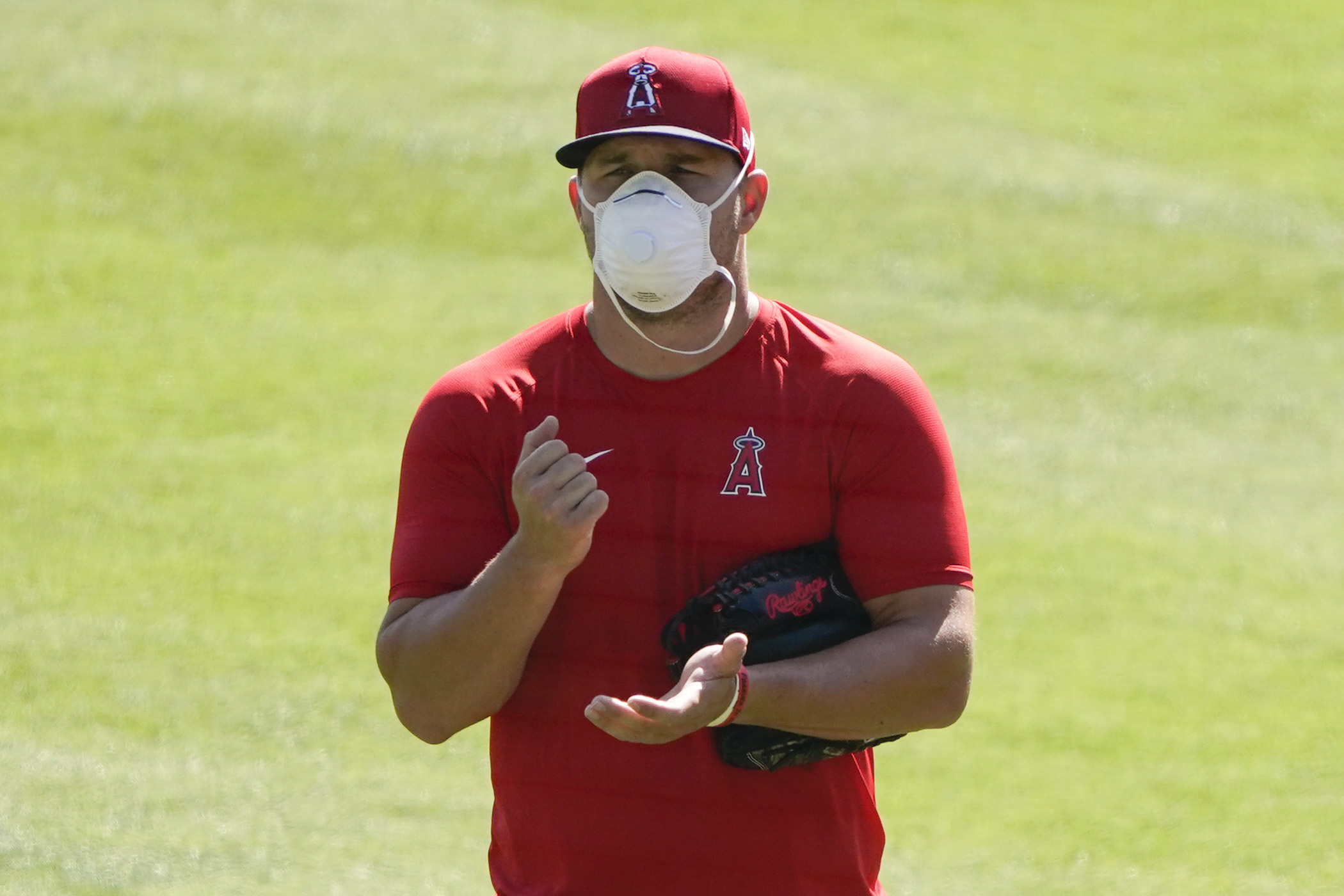 Mike Trout overjoyed to be home as Angels square off with Phillies