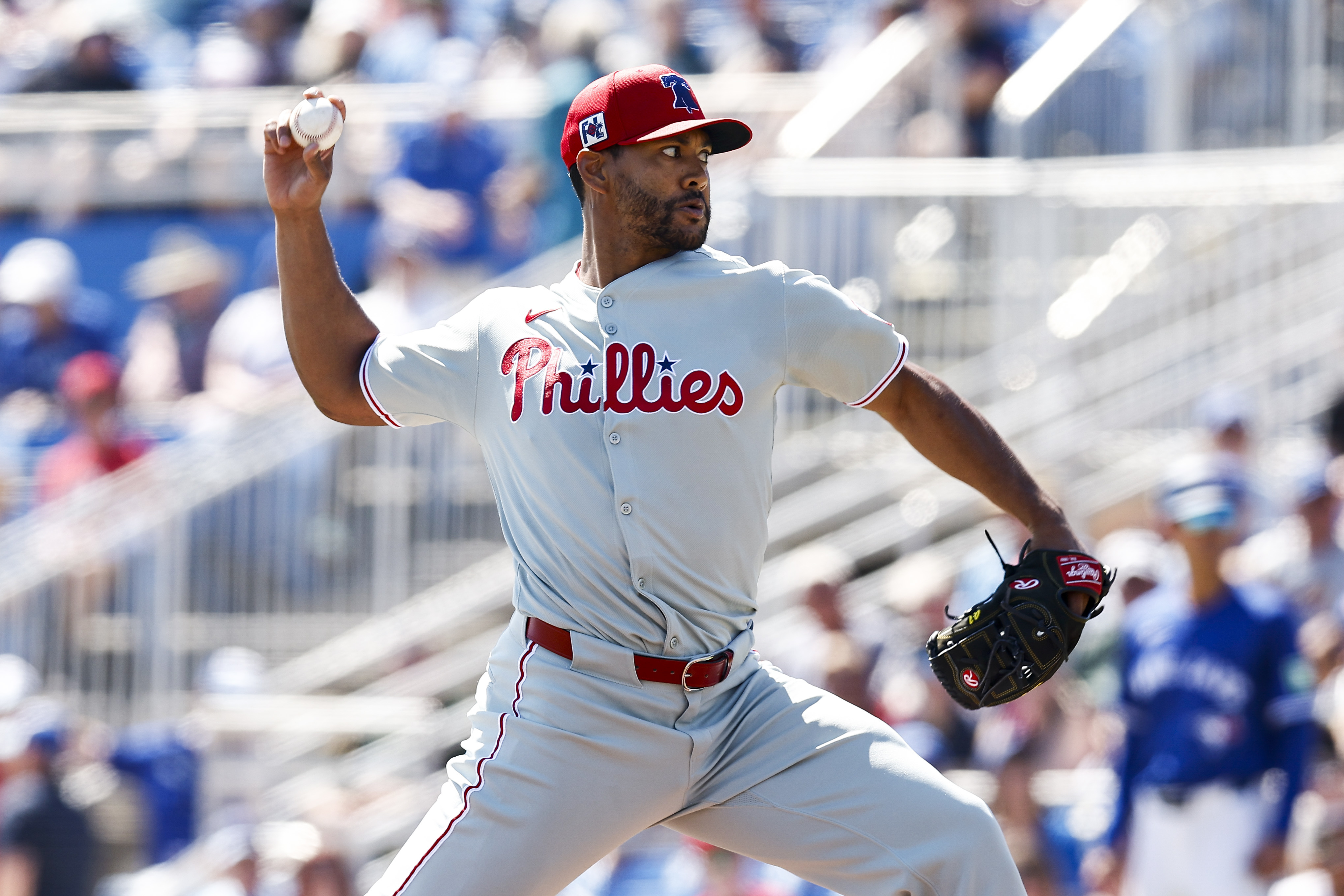 Phillies' Bryce Harper has a bruised tricep after getting hit by a