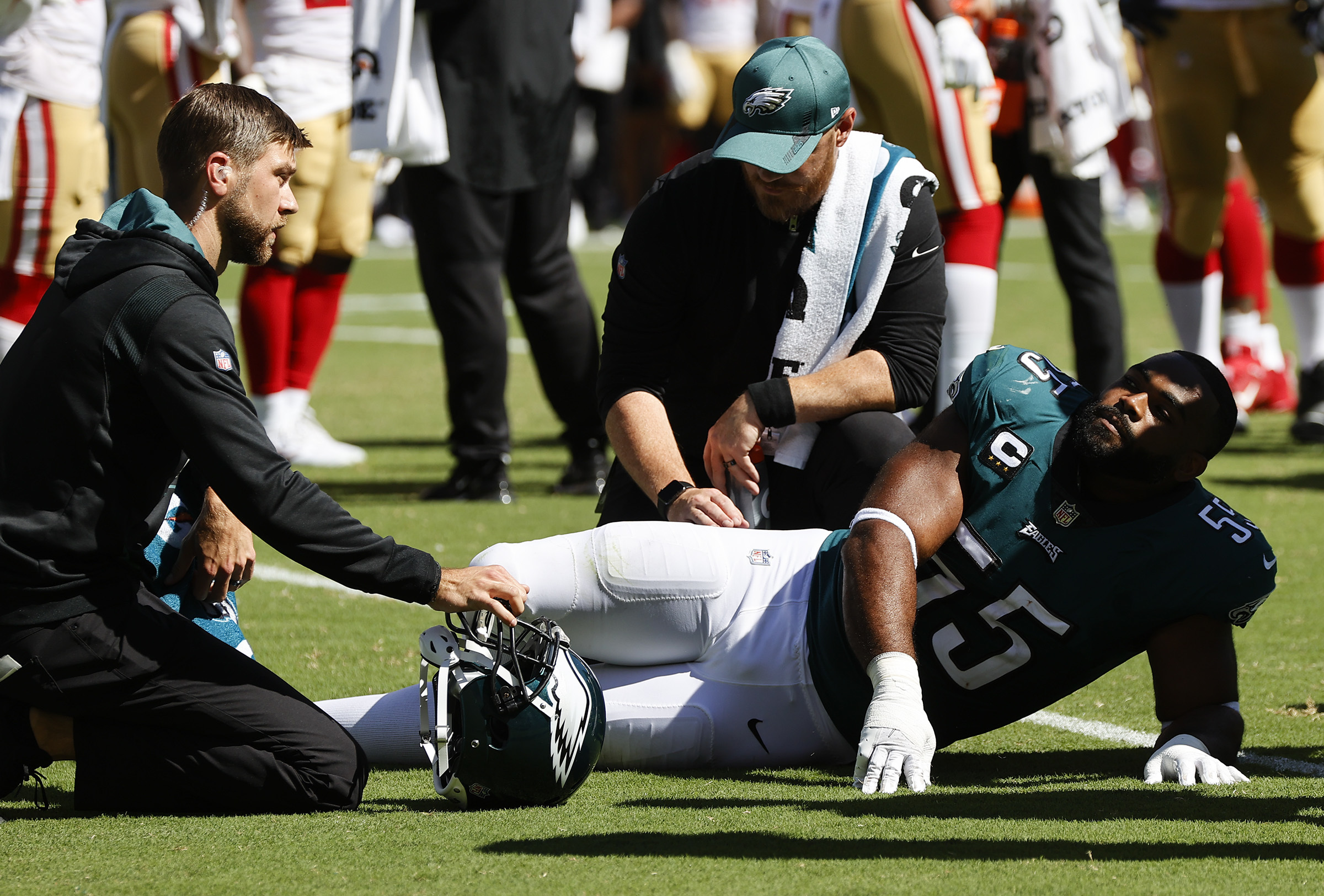 Eagles' Brandon Graham will be 'leading from the sidelines' after injury  costs him season