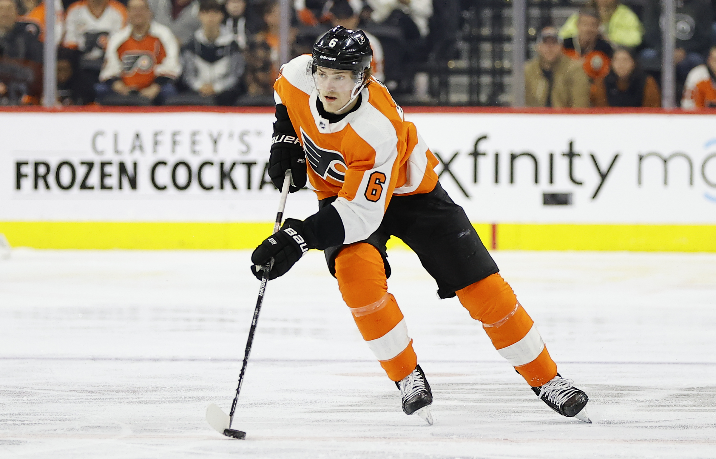 Playing with consistency in the Flyers' disappointing season, Travis Sanheim  shows what it means to be a leader